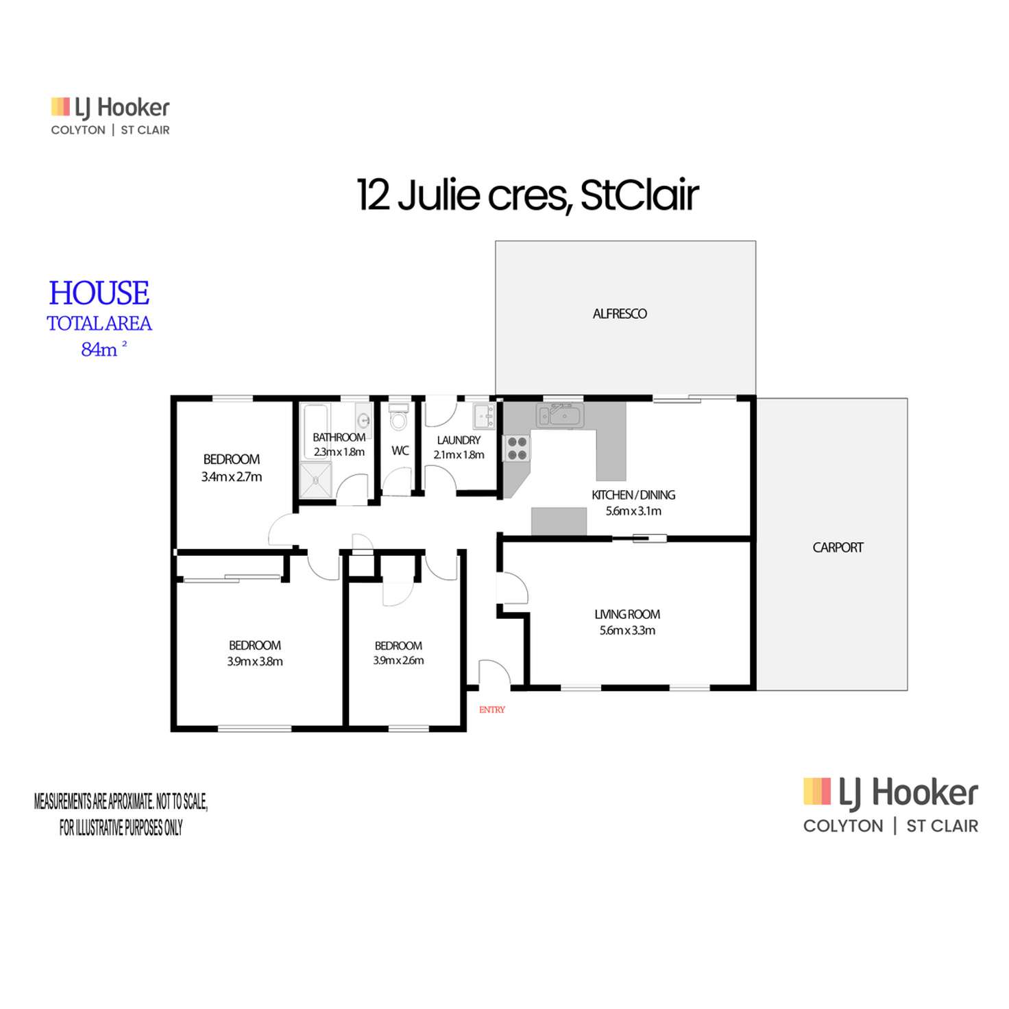 Floorplan of Homely house listing, 12 Julie Cr, St Clair NSW 2759