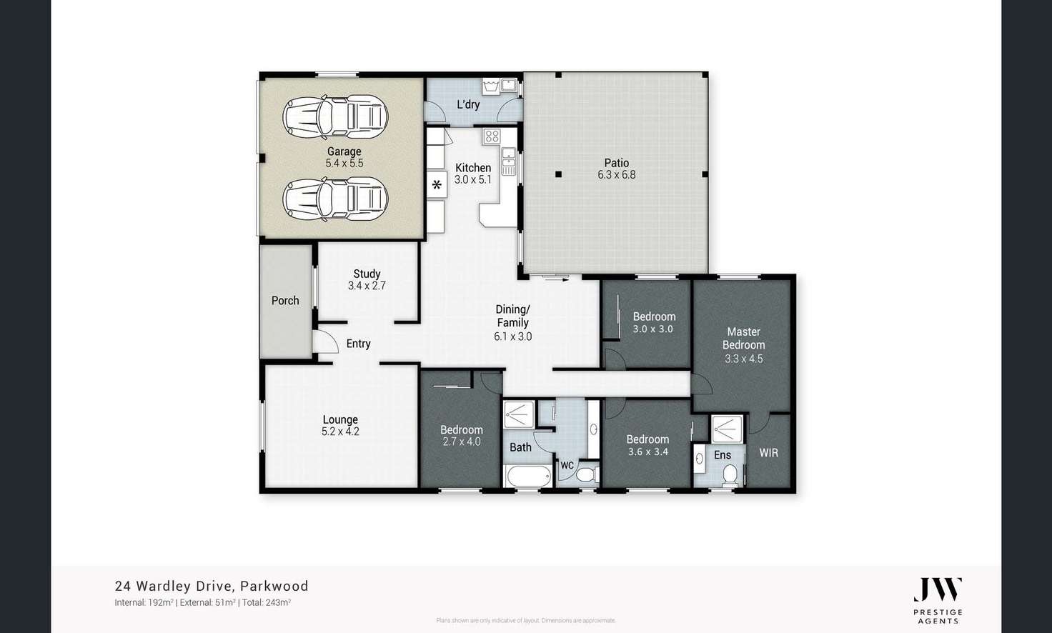 Floorplan of Homely house listing, 24 Wardley Drive, Parkwood QLD 4214