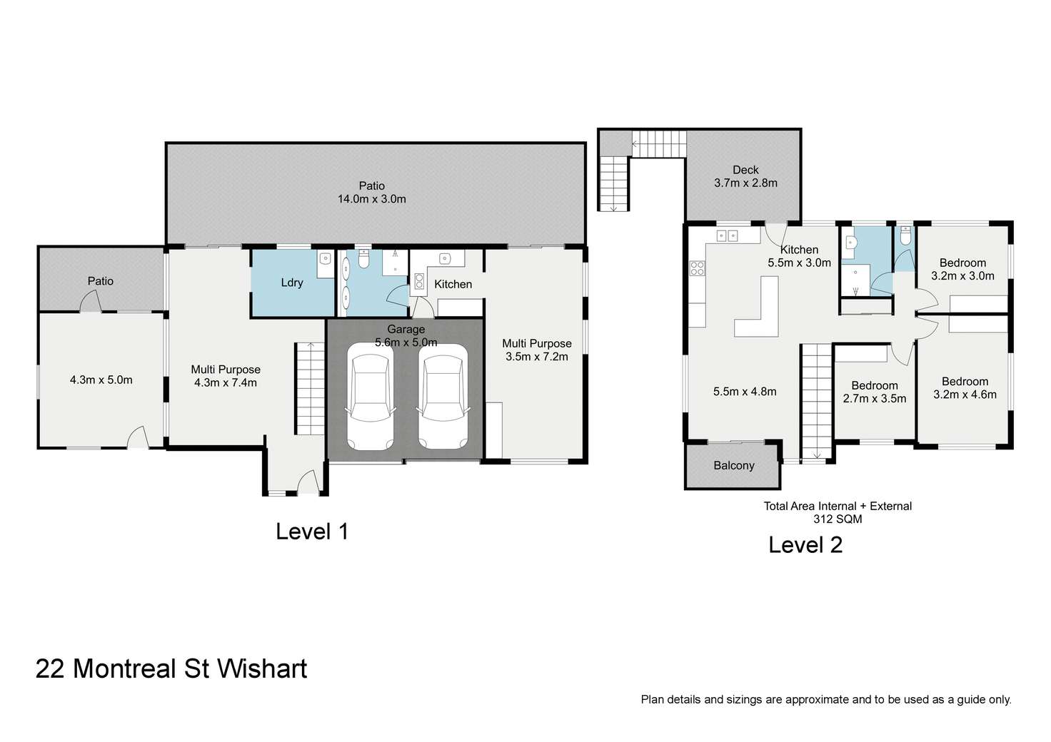 Floorplan of Homely house listing, 1 Barcelona Street (AKA 22 Montreal St), Wishart QLD 4122