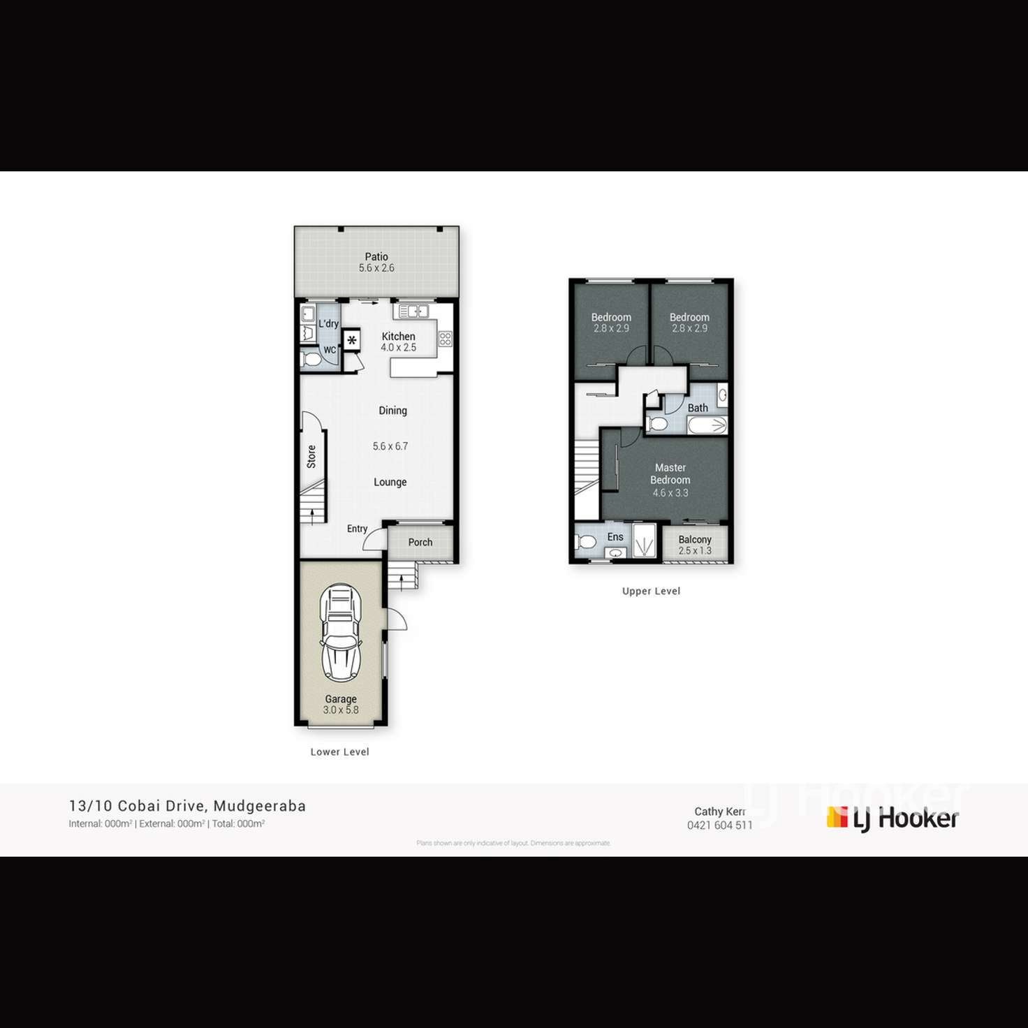 Floorplan of Homely townhouse listing, 13/10-18 Cobai Drive, Mudgeeraba QLD 4213
