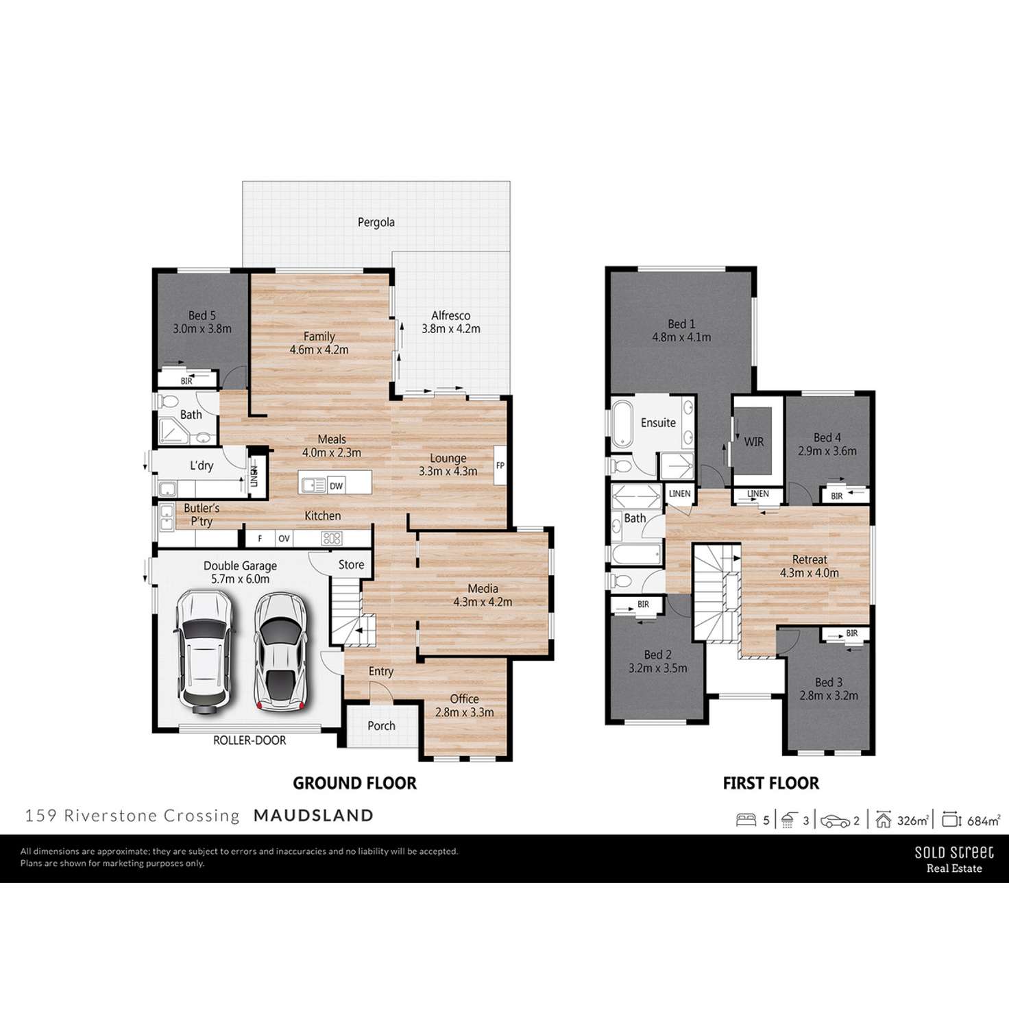 Floorplan of Homely house listing, 159 Riverstone Crossing, Maudsland QLD 4210
