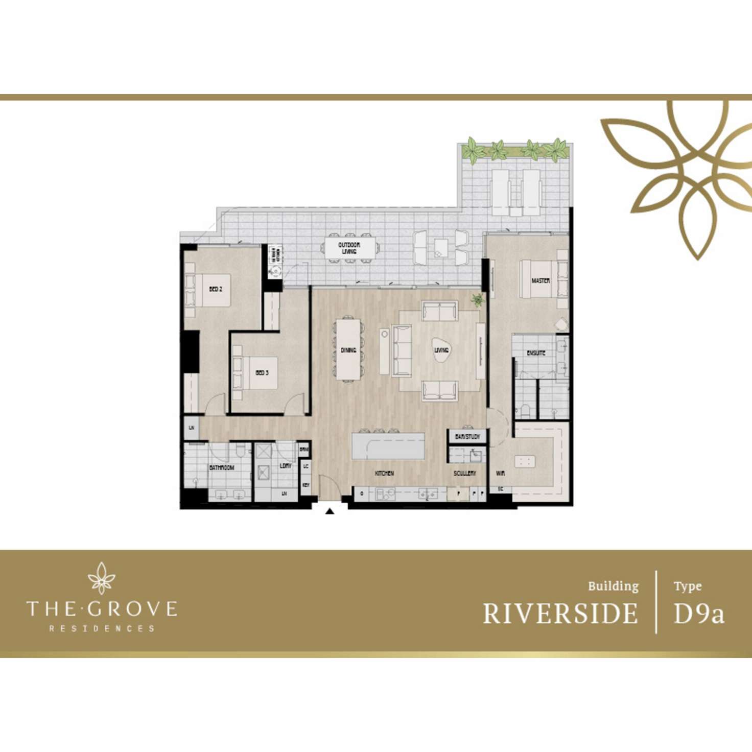 Floorplan of Homely apartment listing, 415/1 Airlie Street, Claremont WA 6010