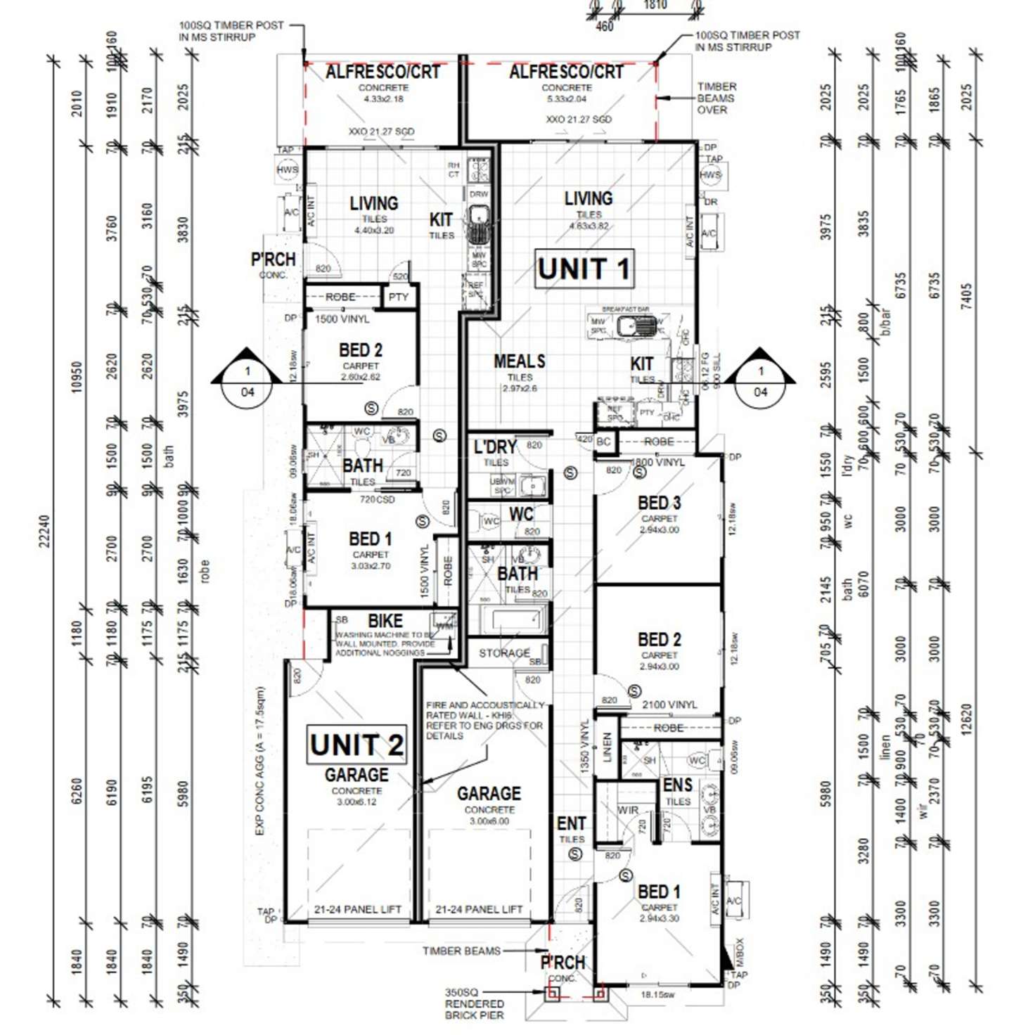 Floorplan of Homely house listing, A&B/175 Graham Road, Morayfield QLD 4506