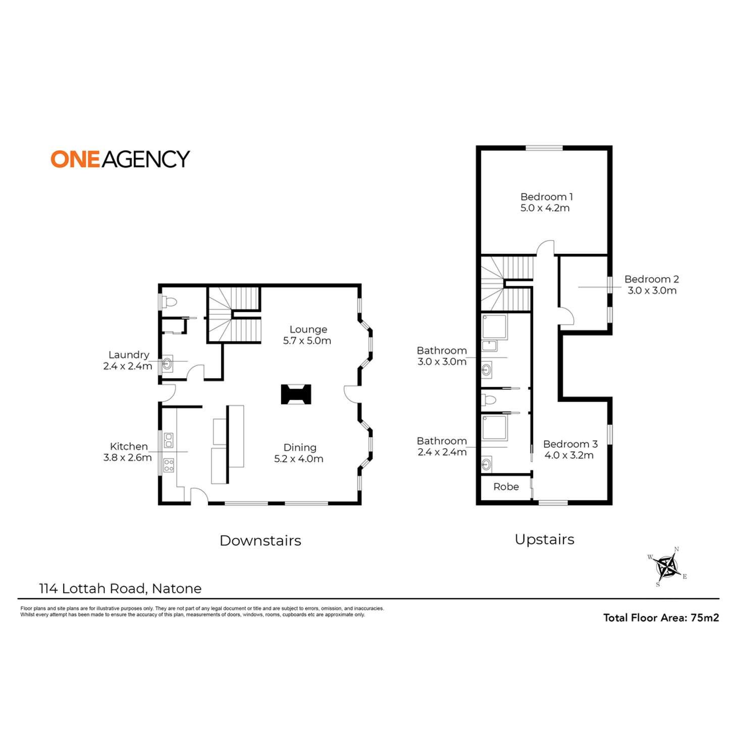 Floorplan of Homely house listing, 114 Lottah Road, Natone TAS 7321