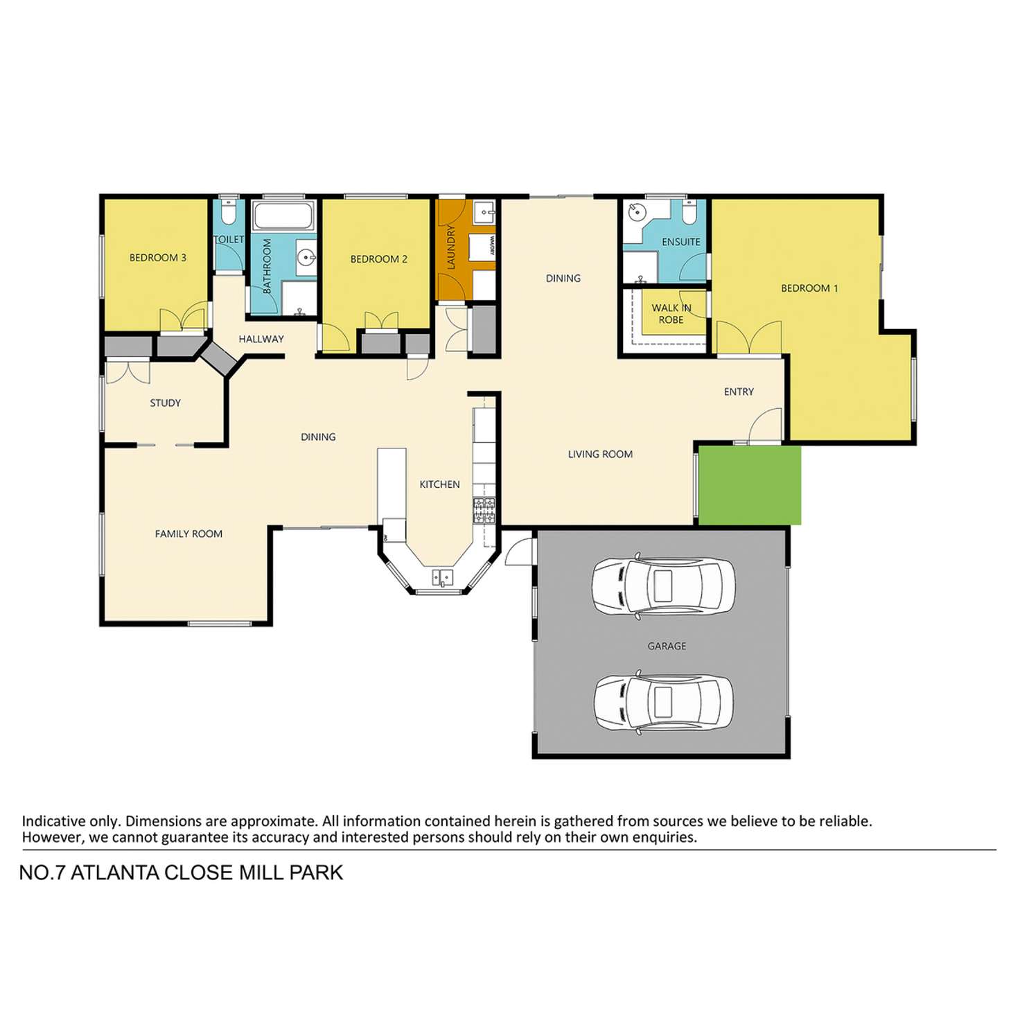 Floorplan of Homely house listing, 7 Atlanta Close, Mill Park VIC 3082