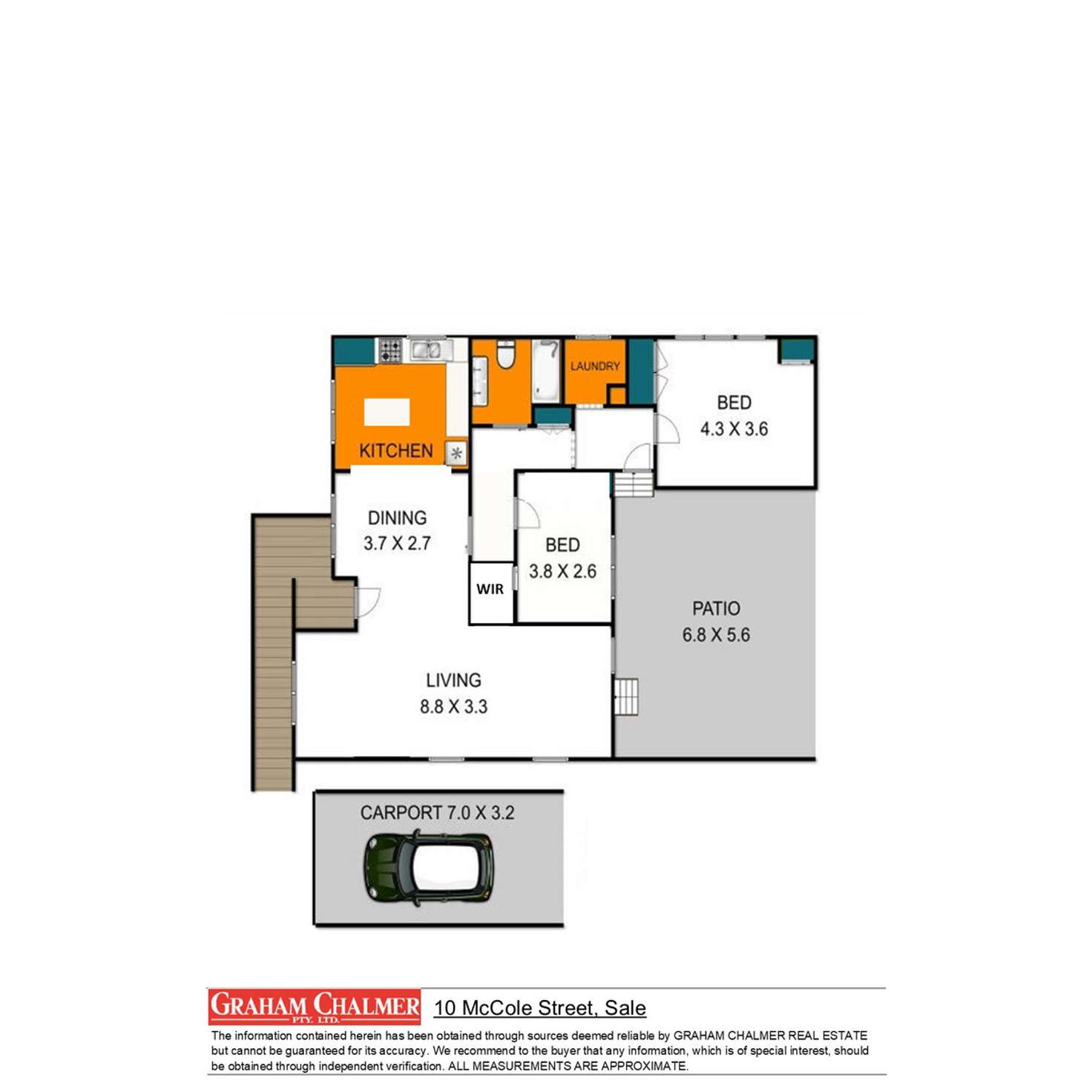 Floorplan of Homely house listing, 10 McCole Street, Sale VIC 3850