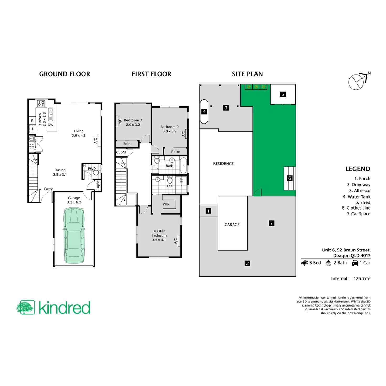 Floorplan of Homely townhouse listing, 6/92-94 Braun Street, Deagon QLD 4017