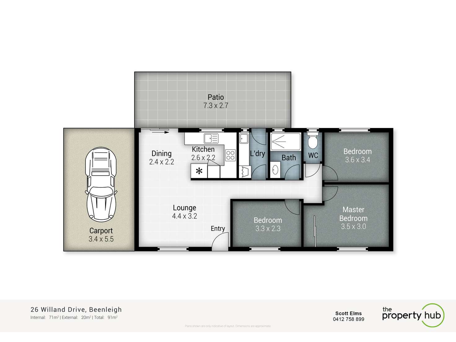 Floorplan of Homely house listing, 26 Willand Drive, Beenleigh QLD 4207