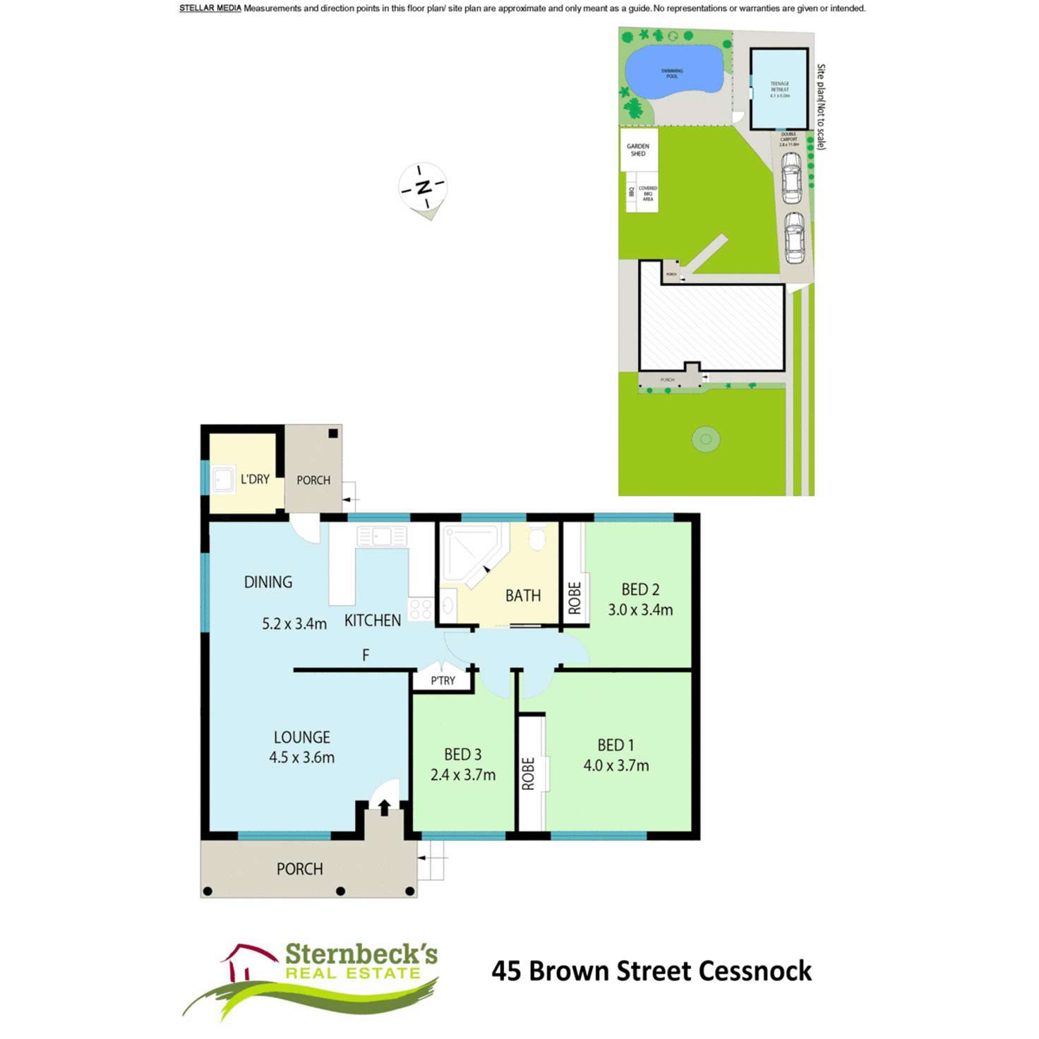 Floorplan of Homely house listing, 45 Brown Street, Cessnock NSW 2325
