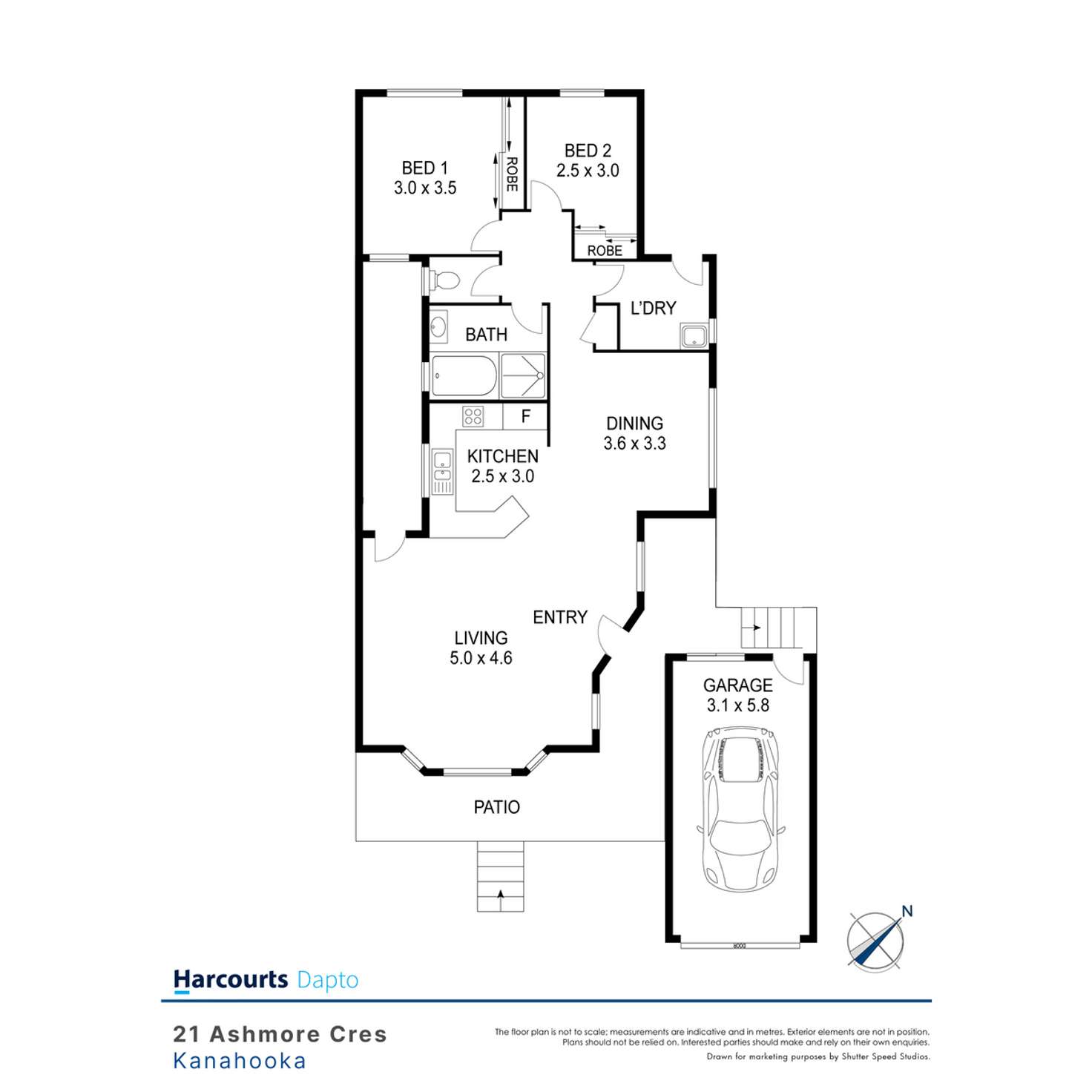 Floorplan of Homely house listing, 21 Ashmore Crescent, Kanahooka NSW 2530