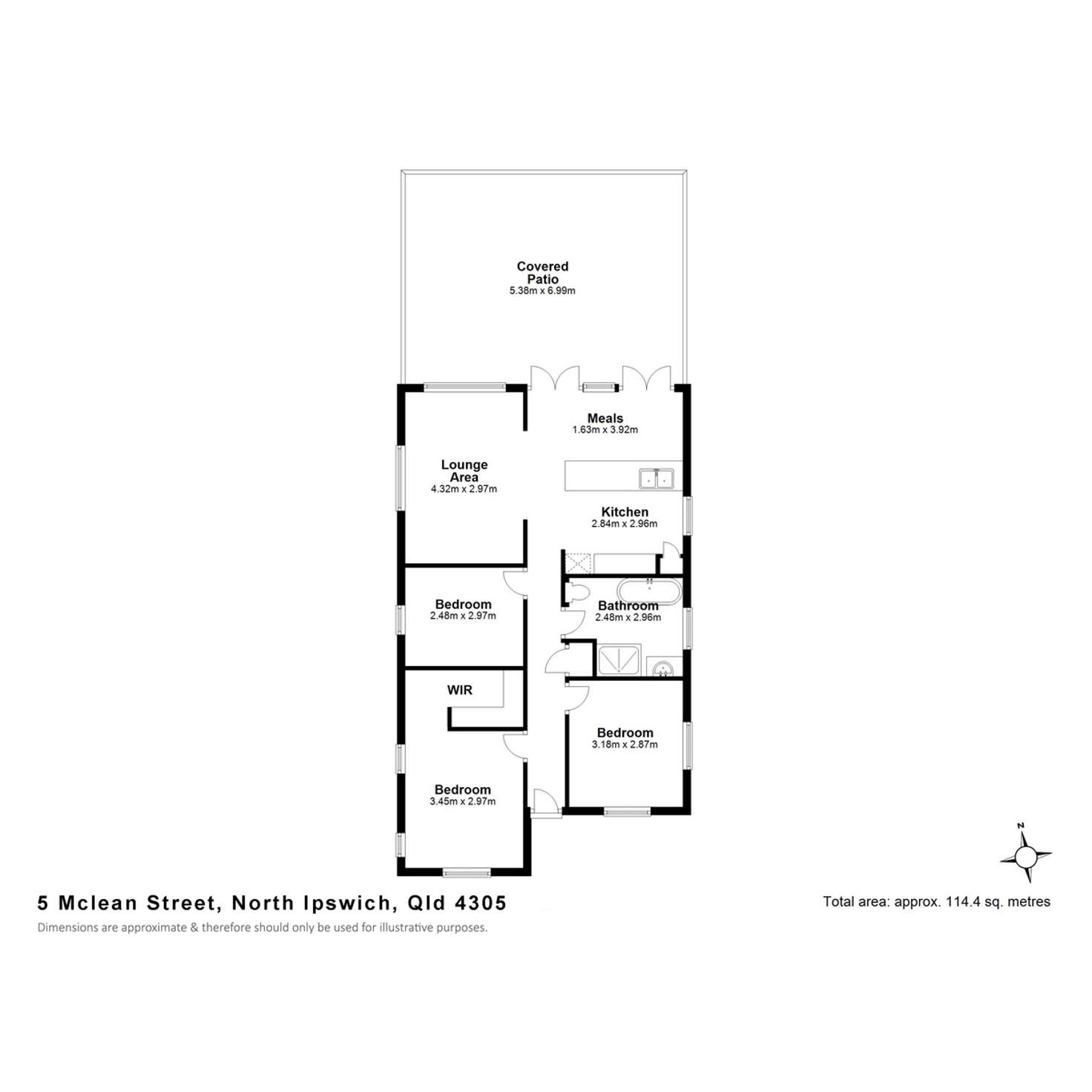 Floorplan of Homely house listing, 5 Mclean Street, North Ipswich QLD 4305