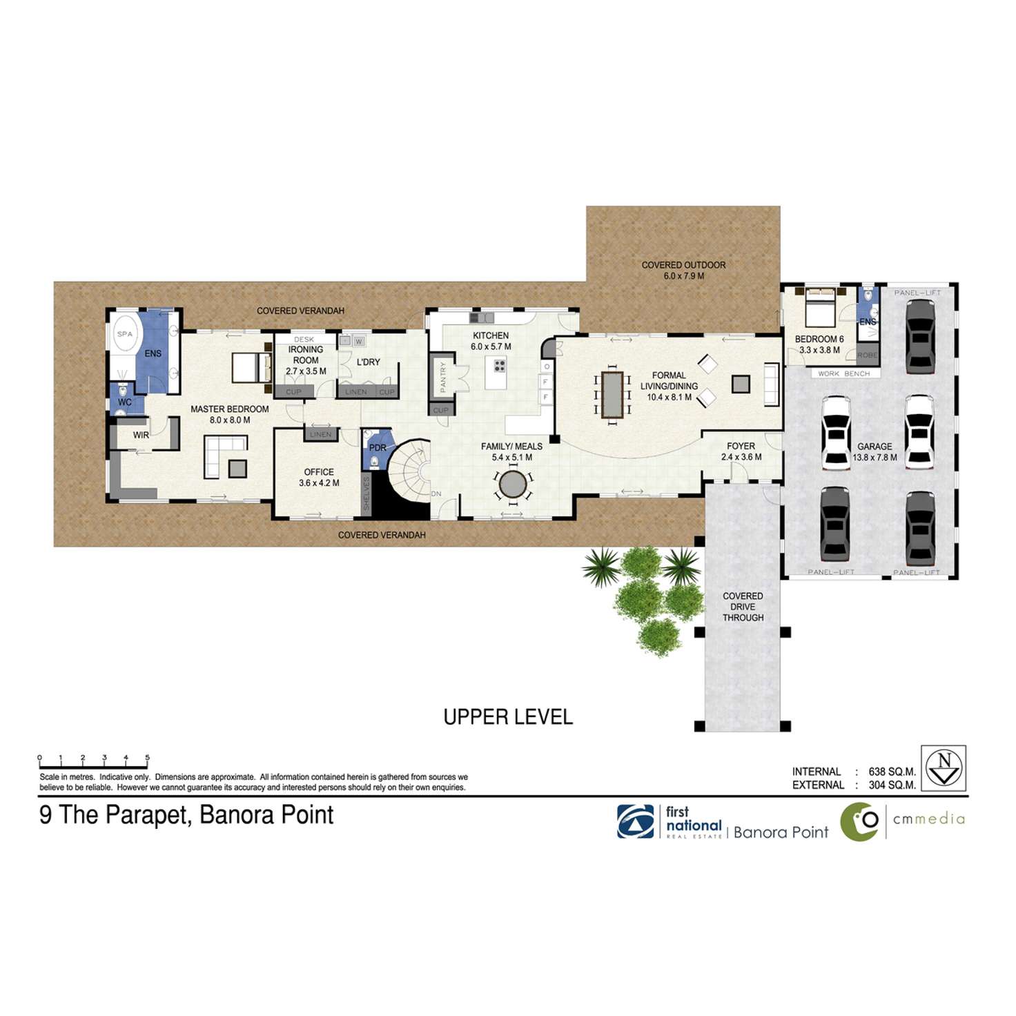 Floorplan of Homely house listing, 9 The Parapet, Banora Point NSW 2486