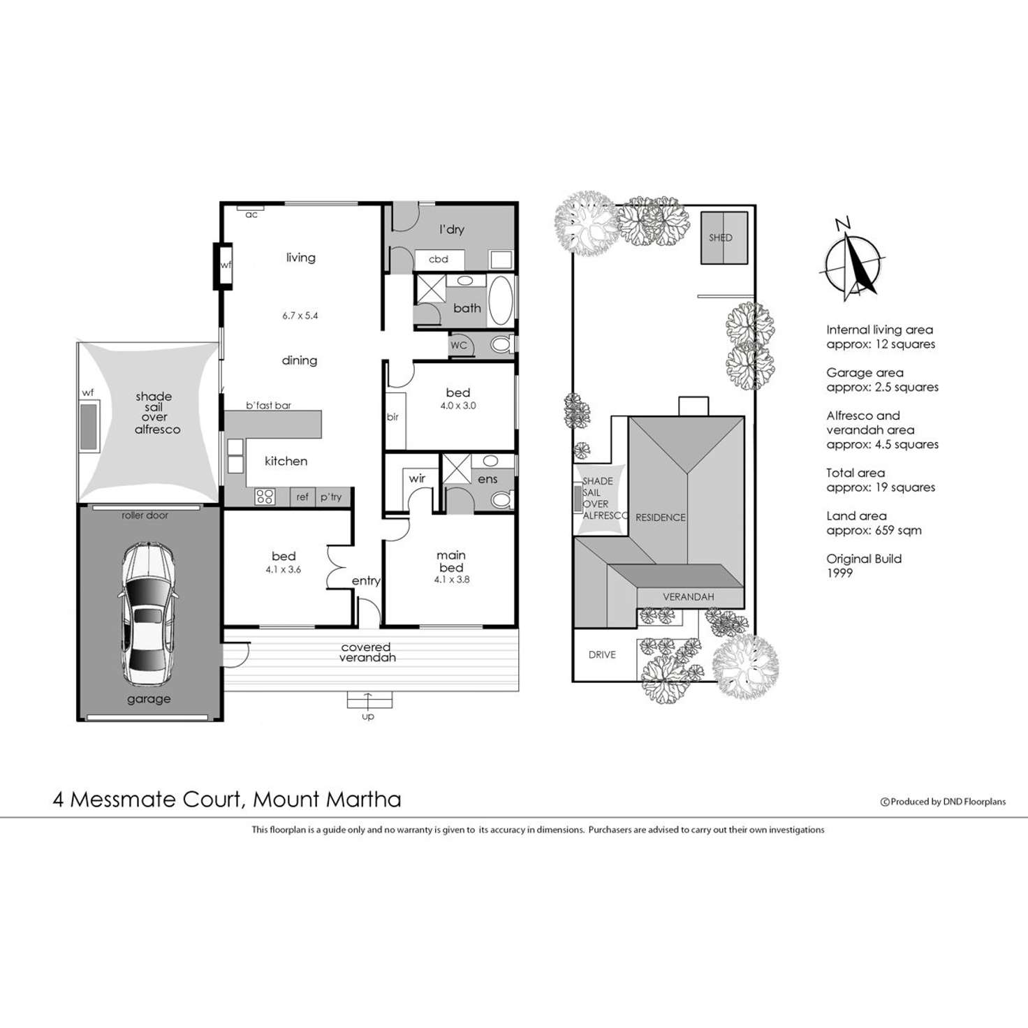 Floorplan of Homely house listing, 4 Messmate Court, Mount Martha VIC 3934