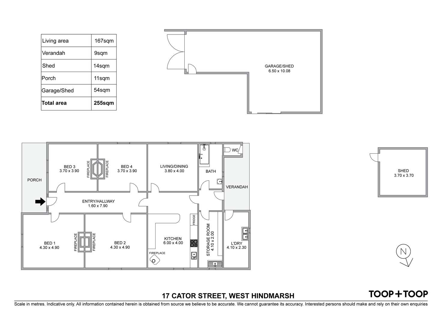 Floorplan of Homely house listing, 17 Cator Street, West Hindmarsh SA 5007