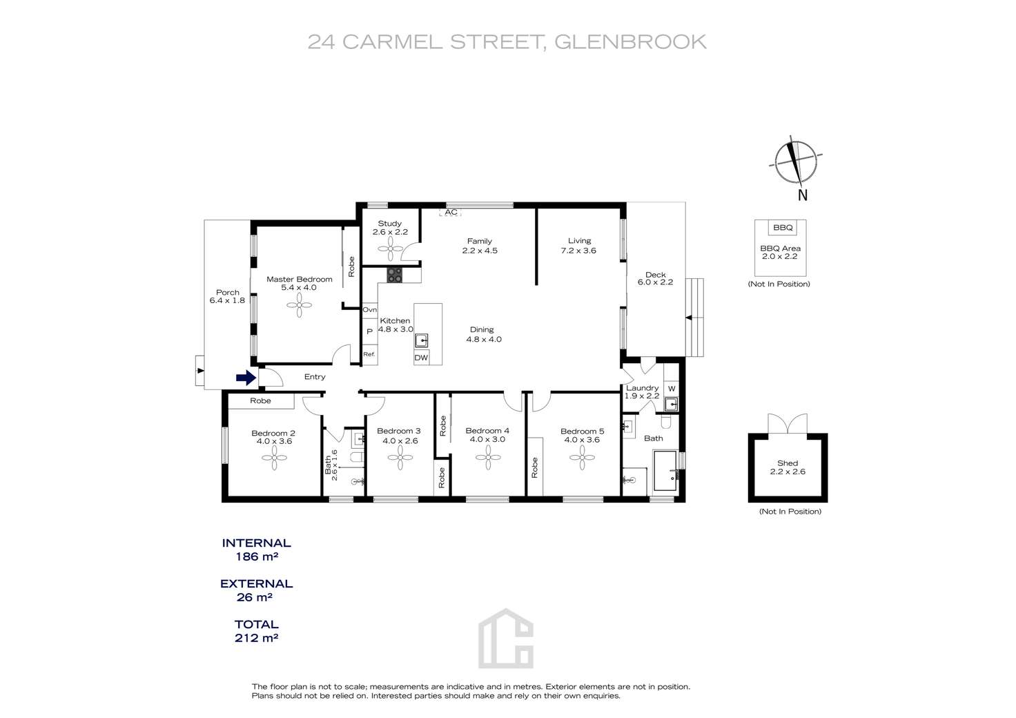 Floorplan of Homely house listing, 24 Carmel Street, Glenbrook NSW 2773