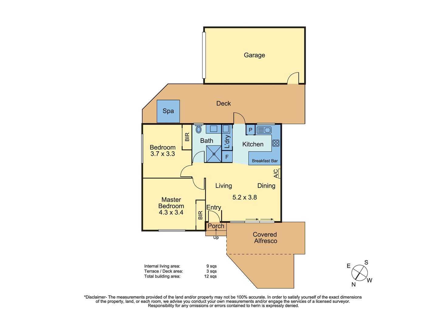 Floorplan of Homely unit listing, 1/83 Palmerston Avenue, Dromana VIC 3936