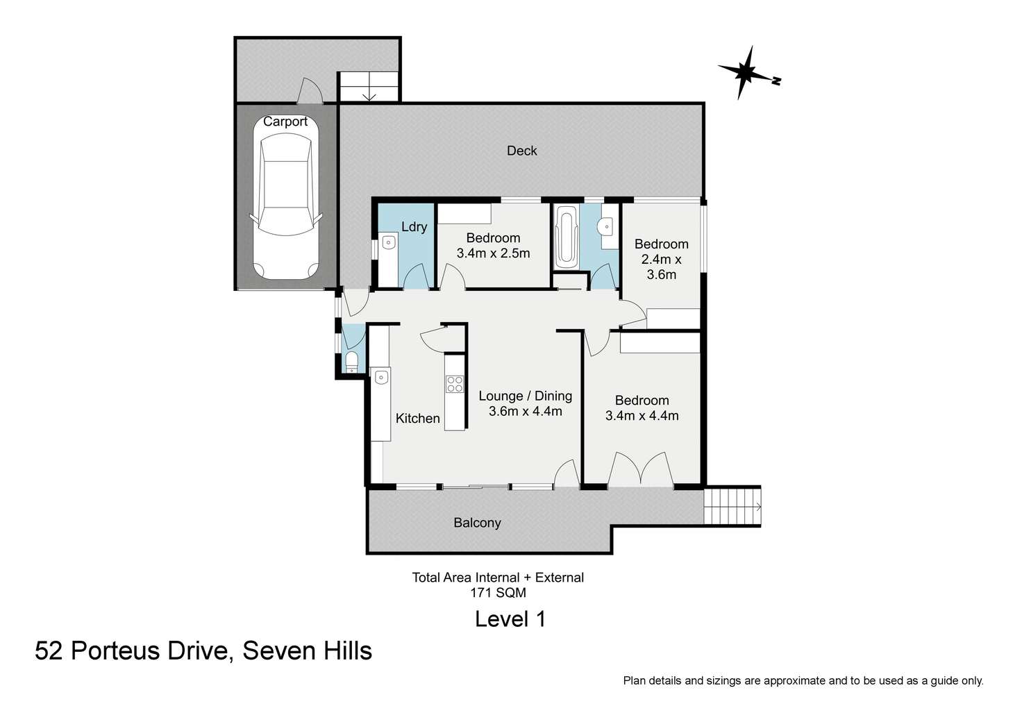 Floorplan of Homely house listing, 52 Porteus Drive, Seven Hills QLD 4170