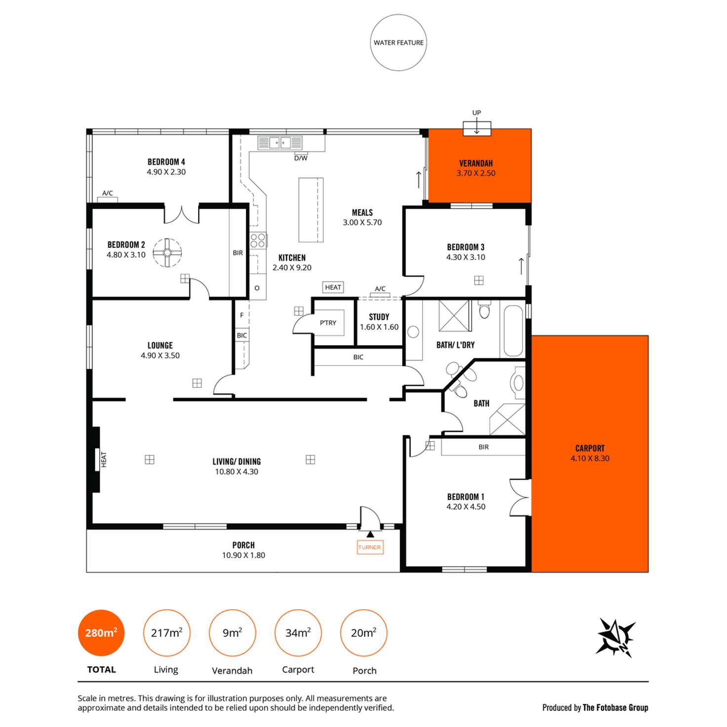 Floorplan of Homely house listing, 23 Wonoka Street, Eden Hills SA 5050