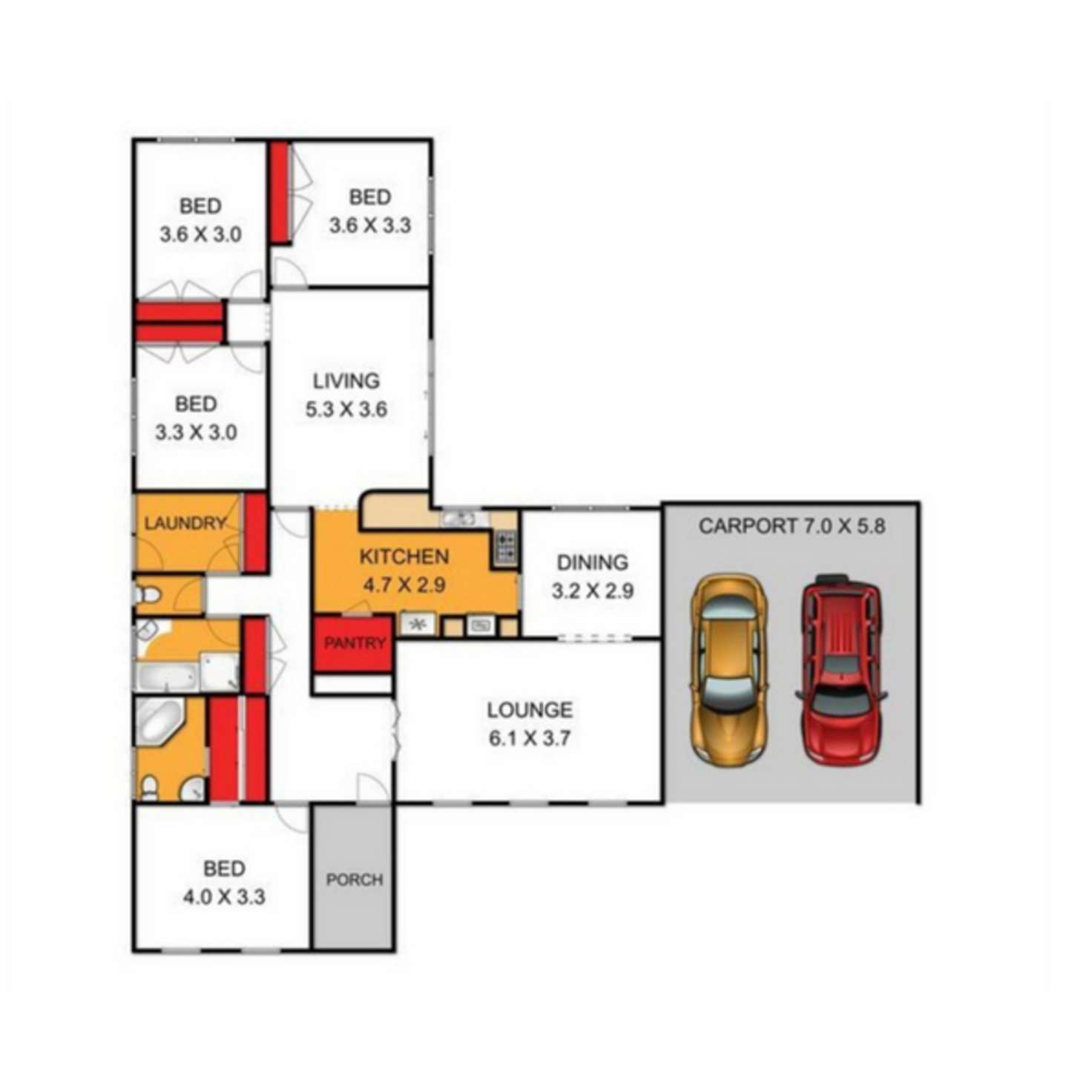 Floorplan of Homely house listing, 9 Janice Way, Sale VIC 3850