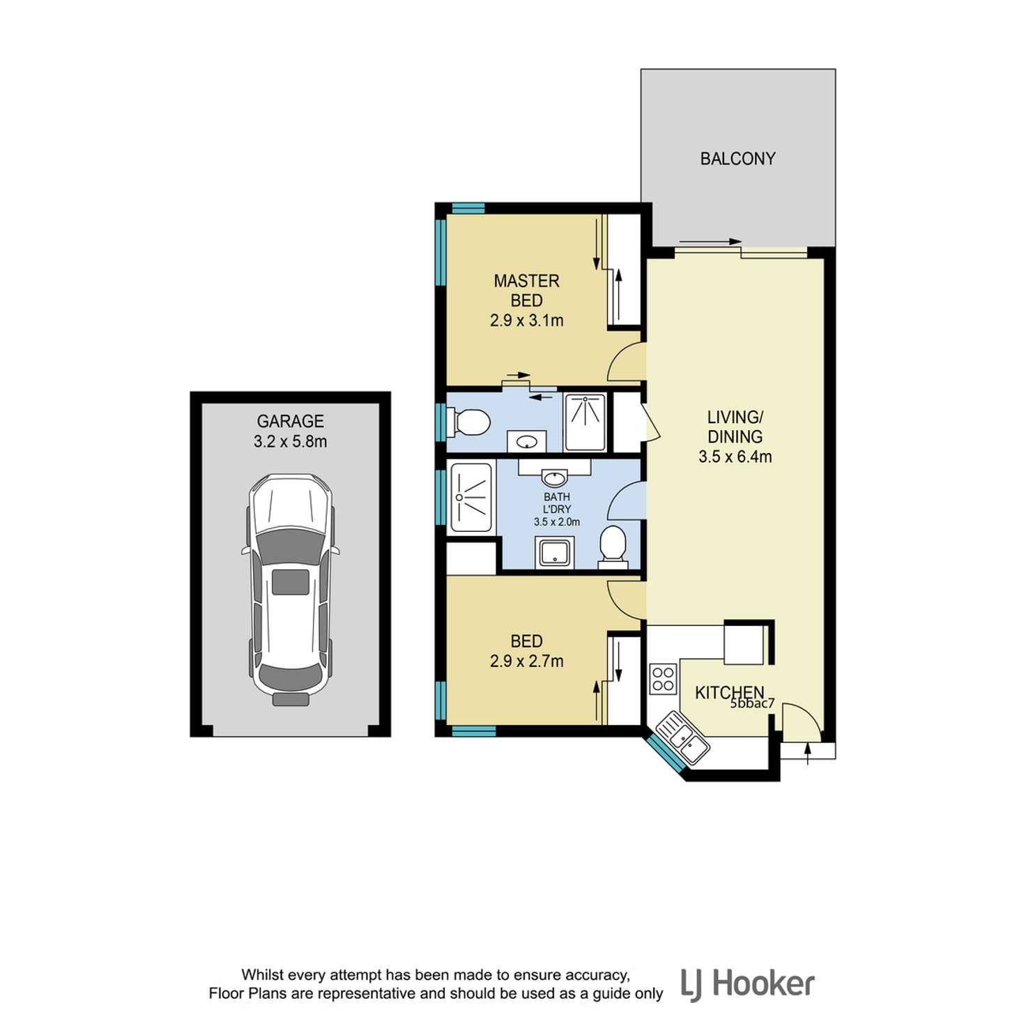 Floorplan of Homely unit listing, 5/42 Hilltop Avenue, Chermside QLD 4032