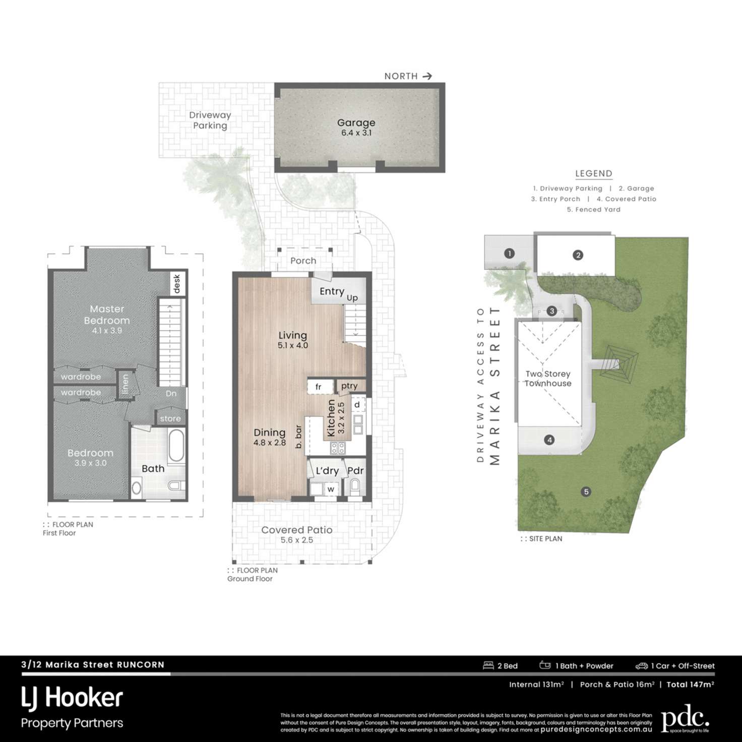 Floorplan of Homely townhouse listing, 3/12 Marika Street, Runcorn QLD 4113
