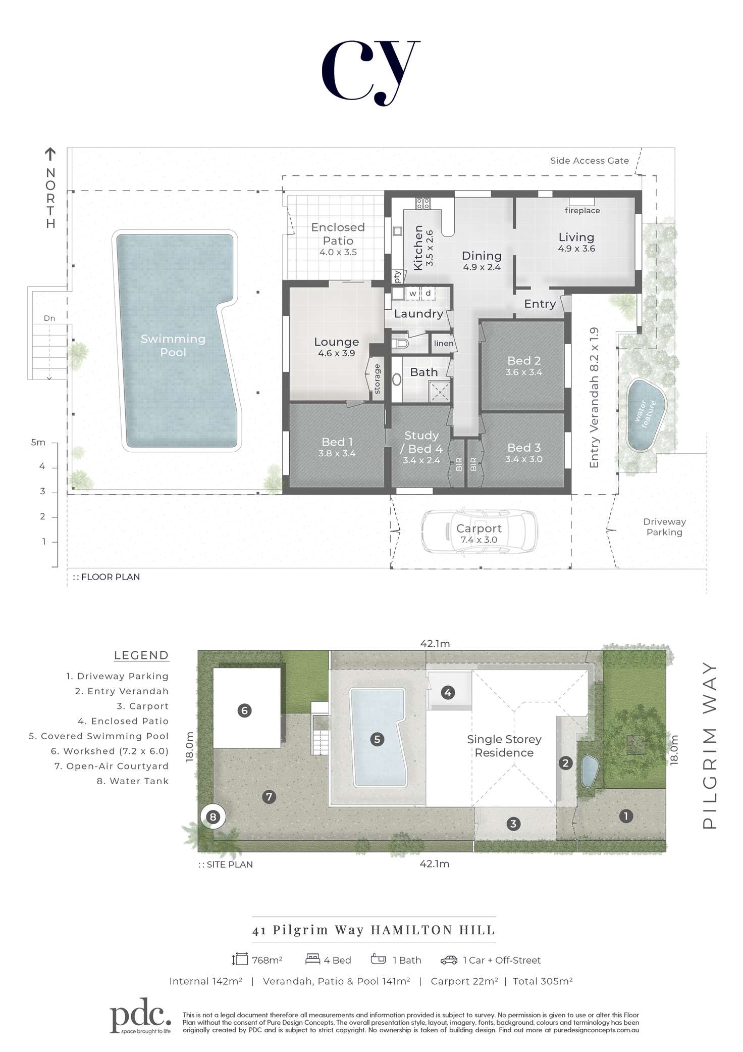 Floorplan of Homely house listing, 41 Pilgrim Way, Hamilton Hill WA 6163