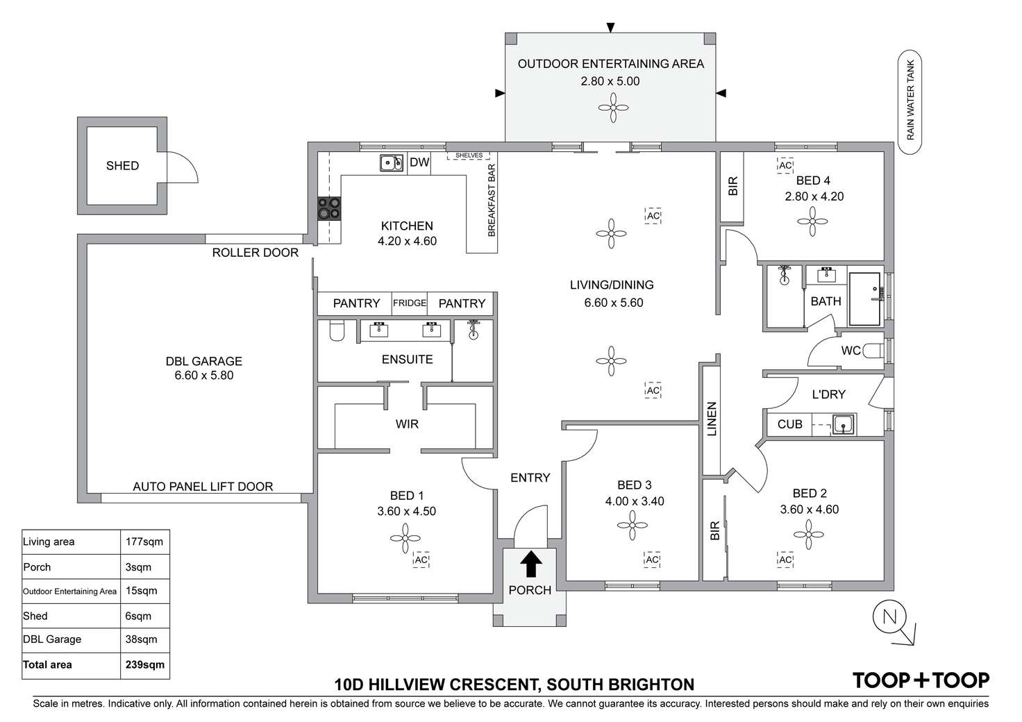 Floorplan of Homely house listing, 3/7 Hillview Crescent, South Brighton SA 5048
