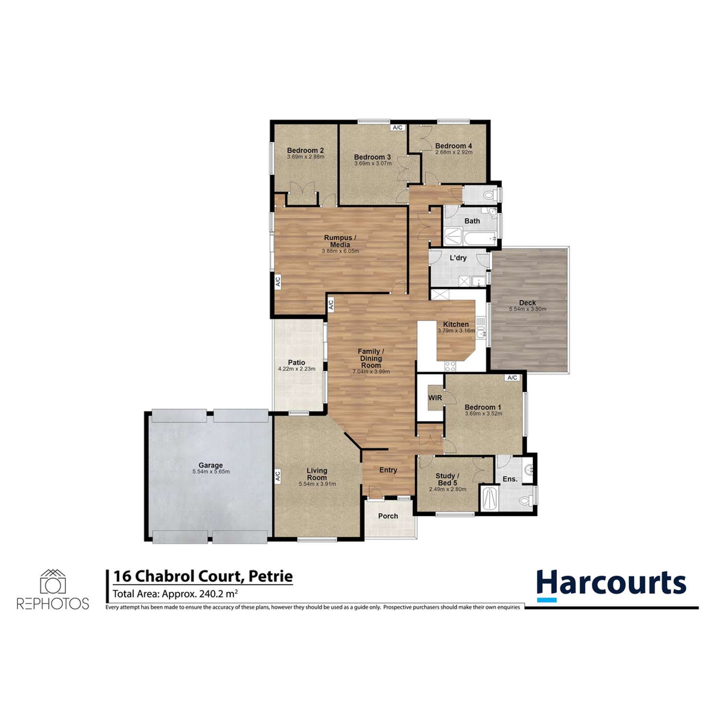 Floorplan of Homely house listing, 16 Chabrol Court, Petrie QLD 4502