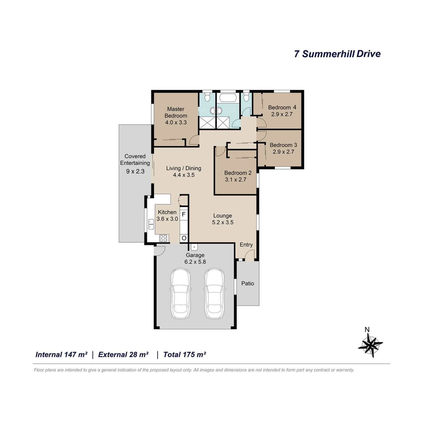 Floorplan of Homely house listing, 7 Summerhill Drive, Morayfield QLD 4506