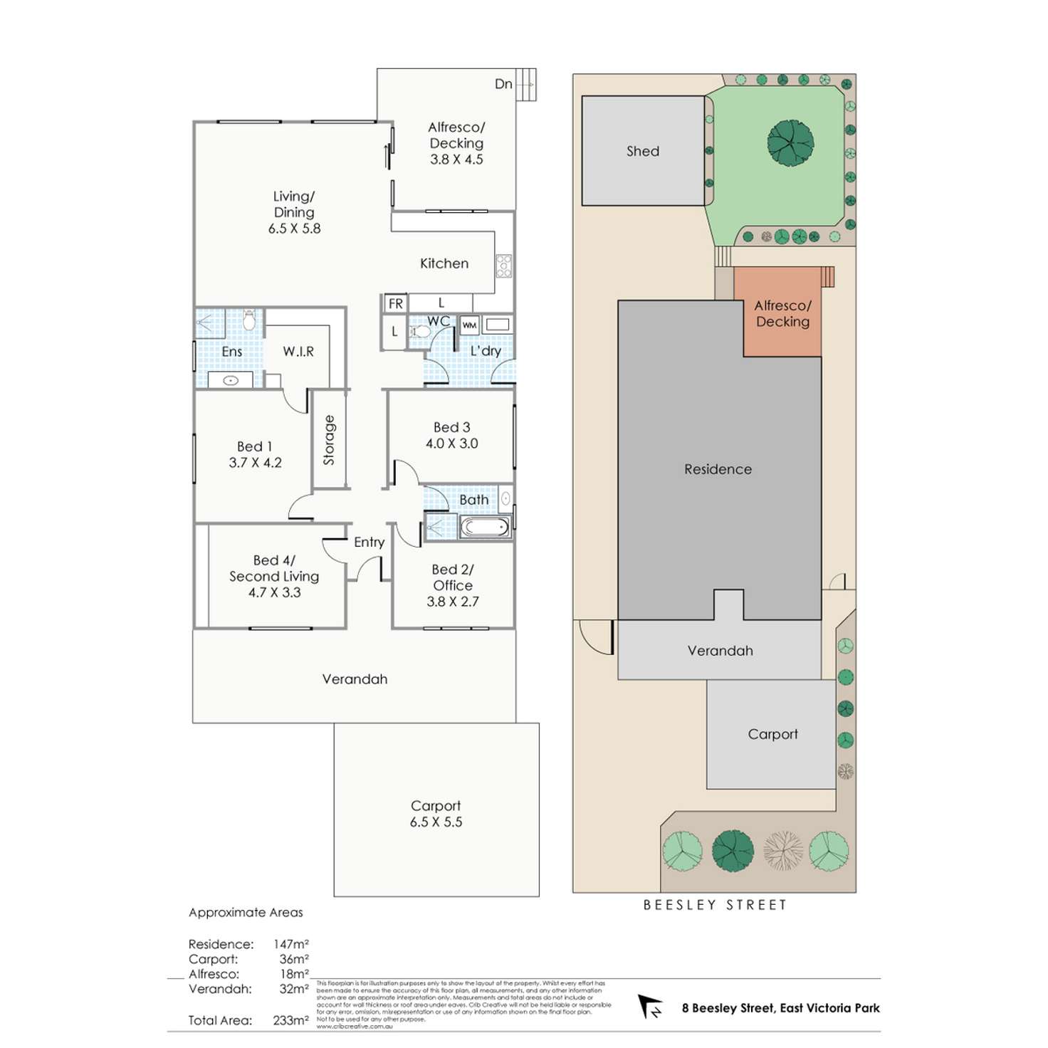 Floorplan of Homely house listing, 8 Beesley Street, East Victoria Park WA 6101