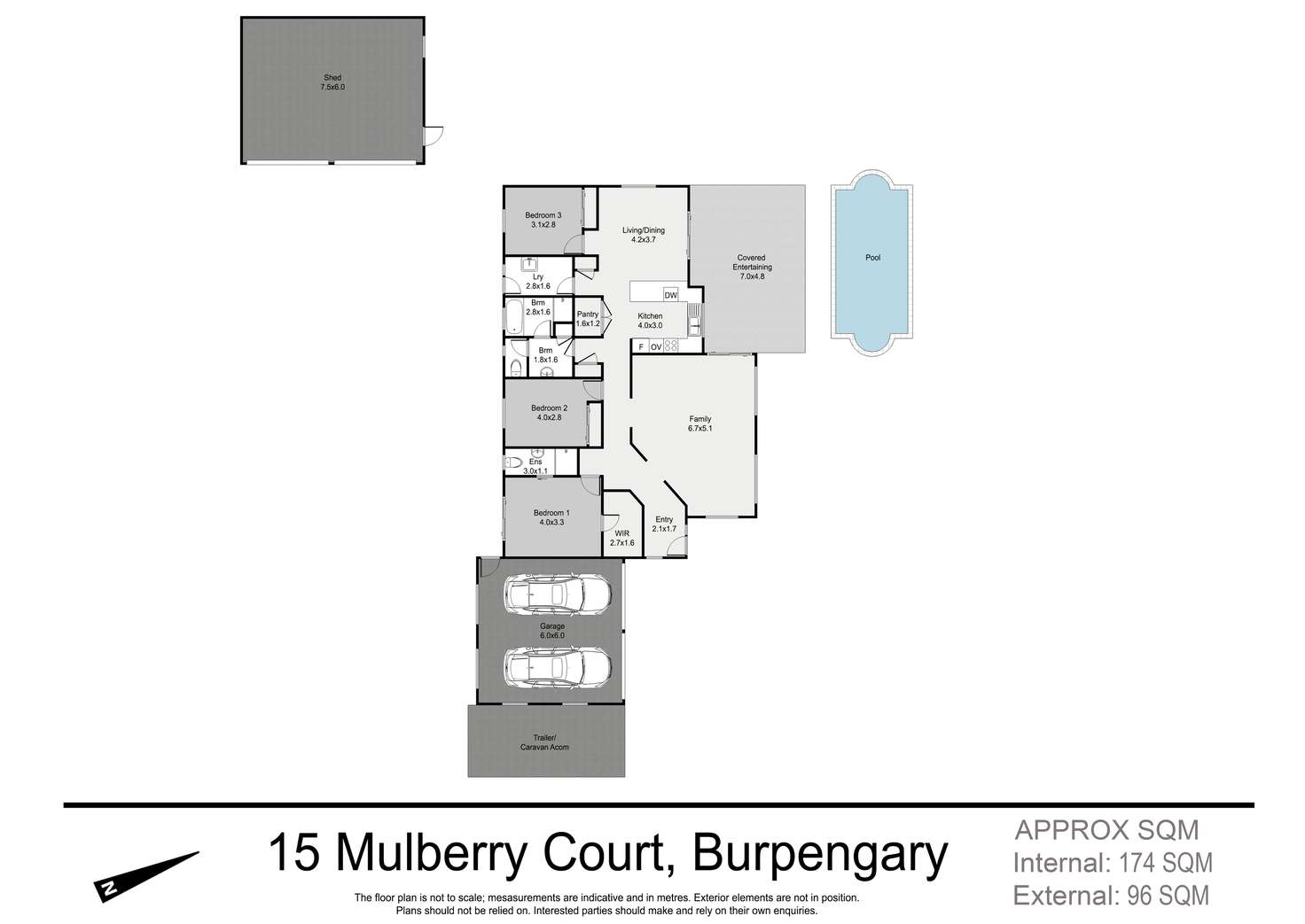 Floorplan of Homely house listing, 15 Mulberry Court, Burpengary QLD 4505