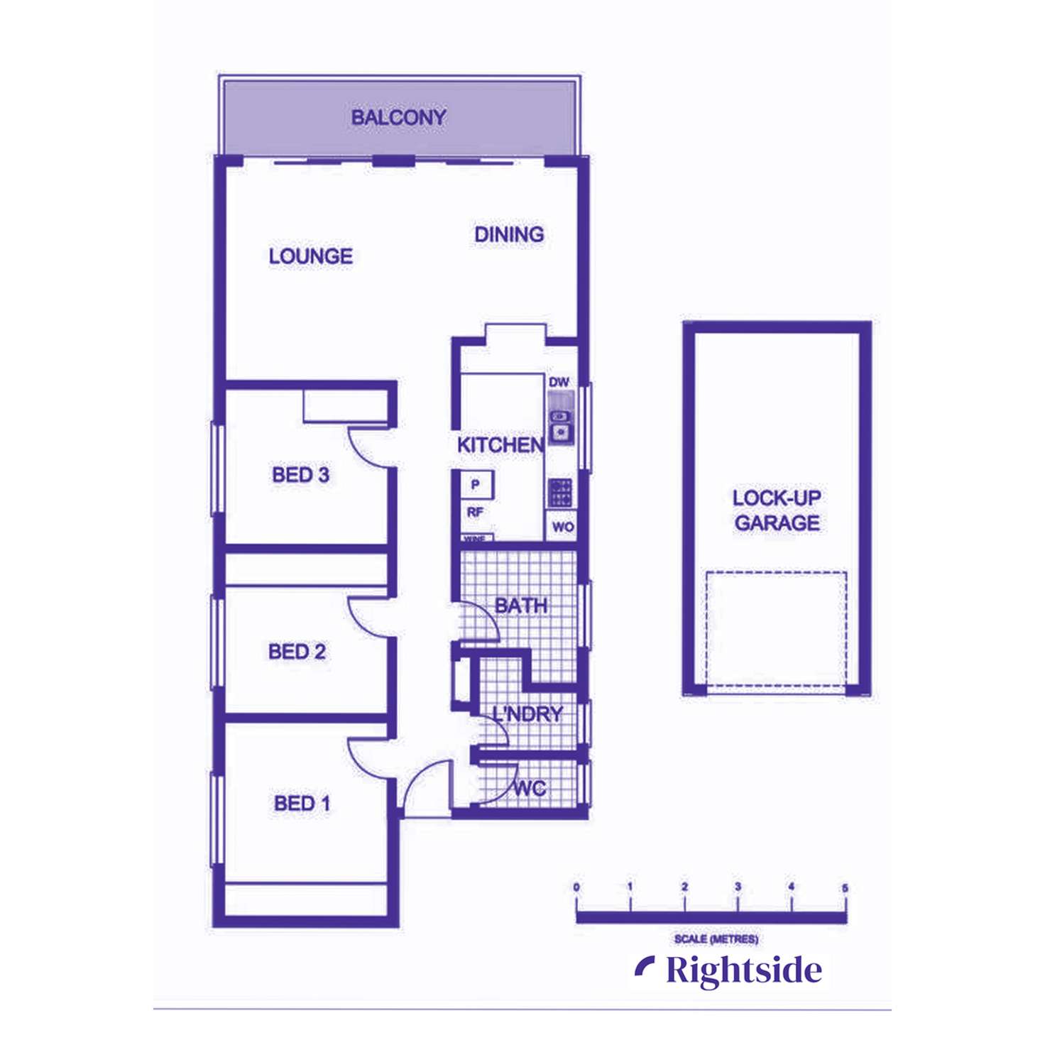 Floorplan of Homely unit listing, 3/35 Stuart Street, Manly NSW 2095