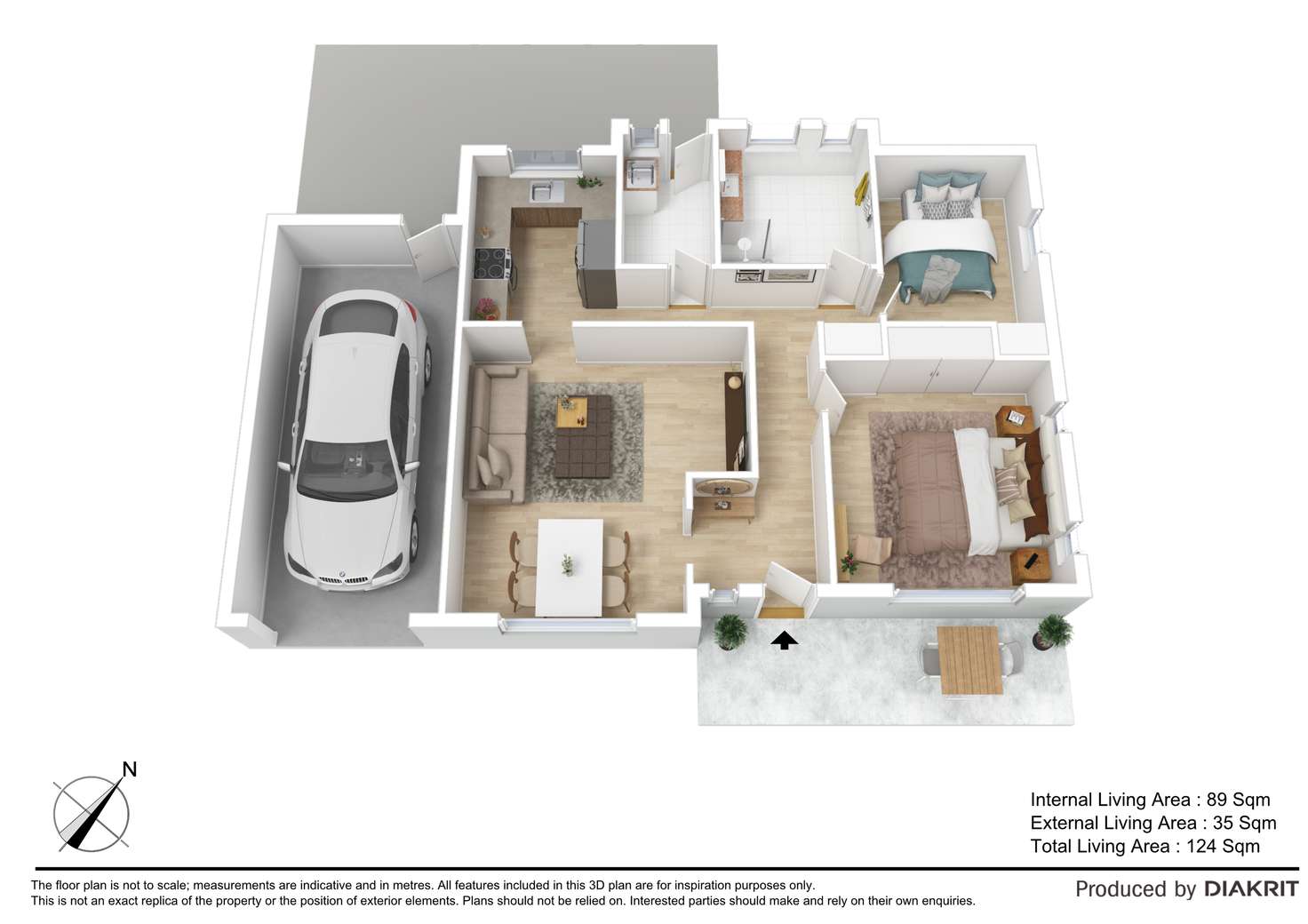 Floorplan of Homely unit listing, 1/52 Susan Avenue, Kippa-Ring QLD 4021