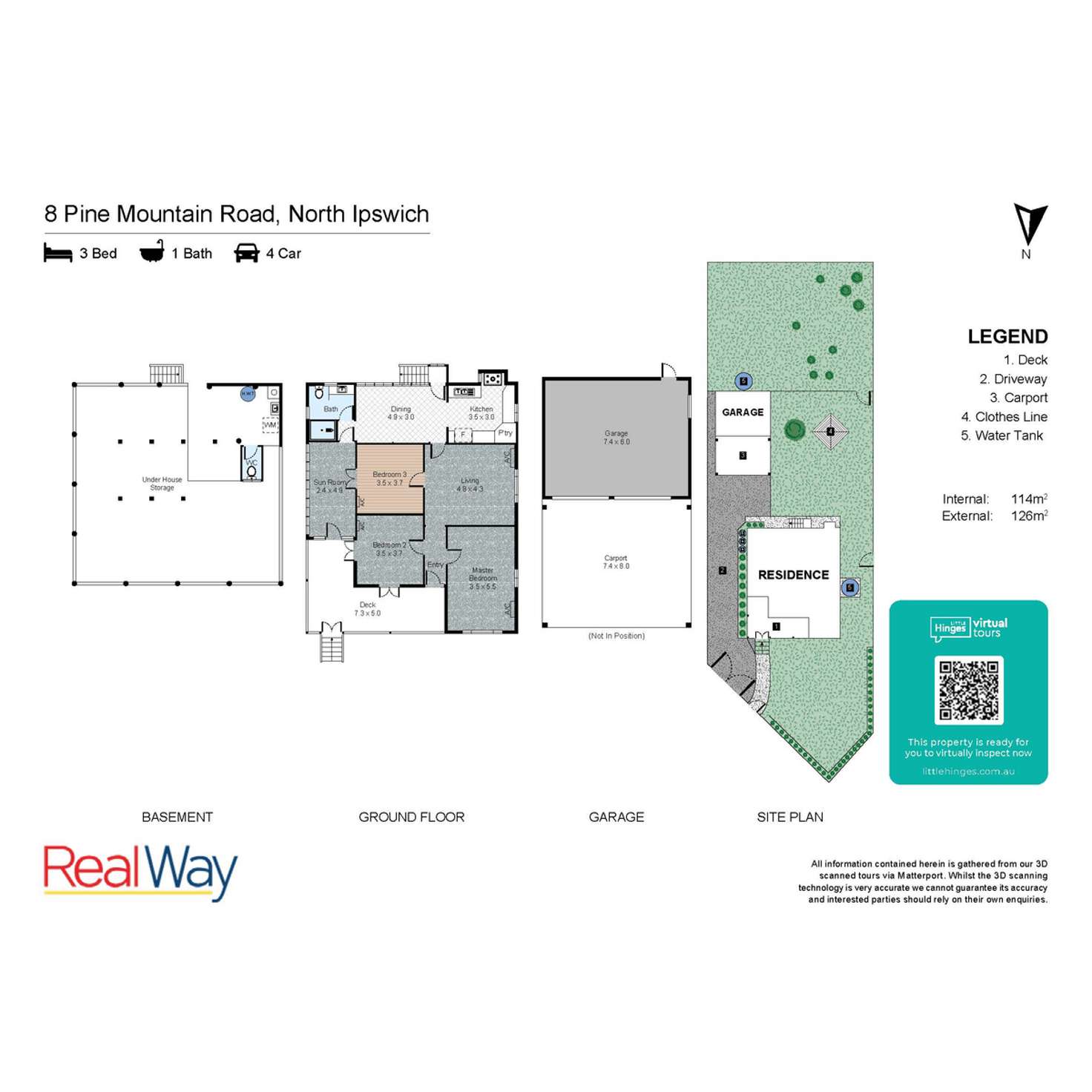 Floorplan of Homely house listing, 8 Pine Mountain Road, North Ipswich QLD 4305