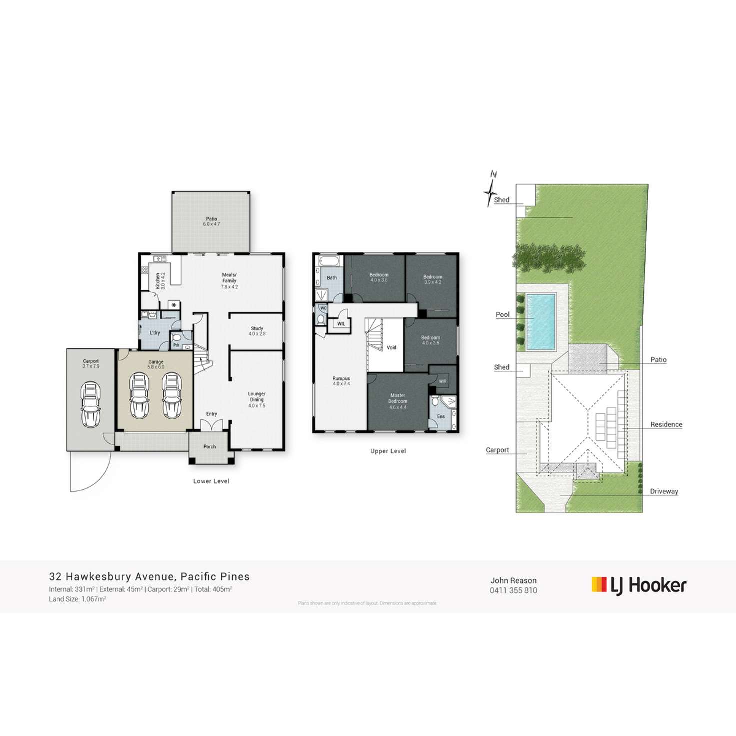 Floorplan of Homely house listing, 32 Hawkesbury Avenue, Pacific Pines QLD 4211