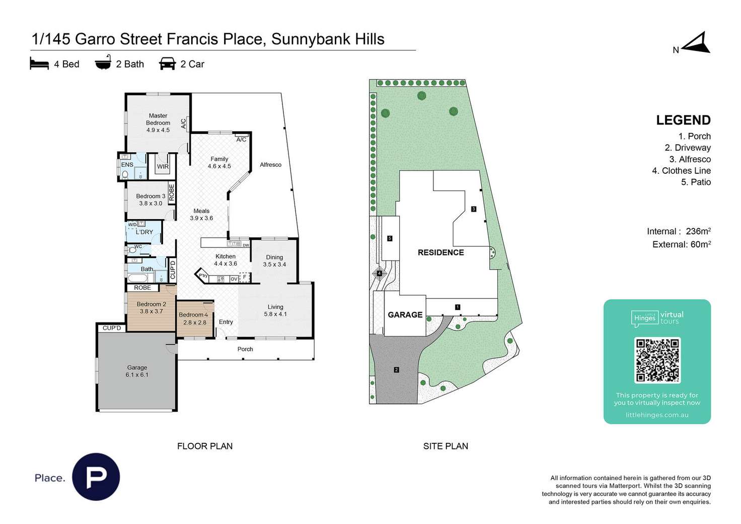 Floorplan of Homely house listing, 1/145 Garro Street, Sunnybank Hills QLD 4109
