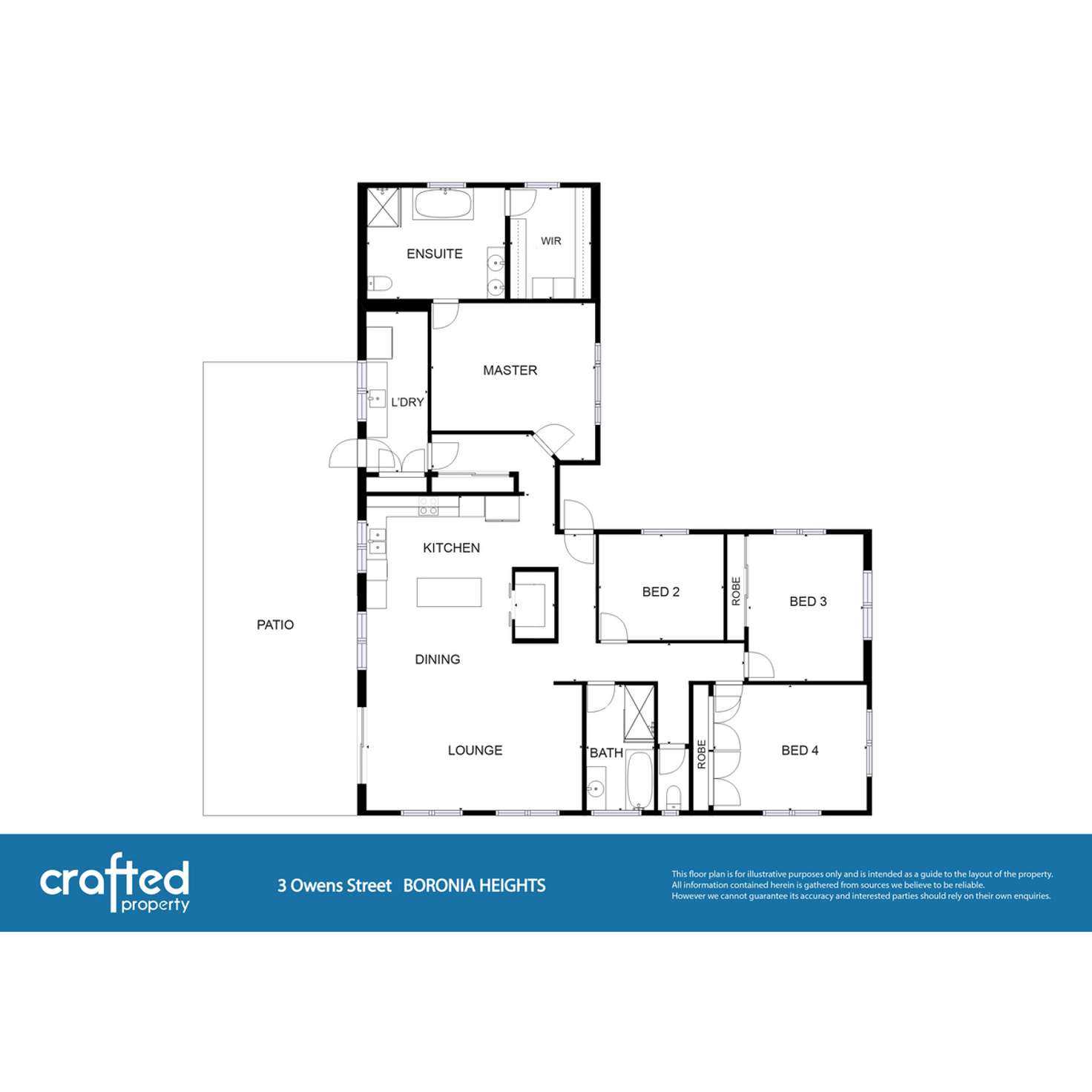Floorplan of Homely house listing, 3 Owens Street, Boronia Heights QLD 4124