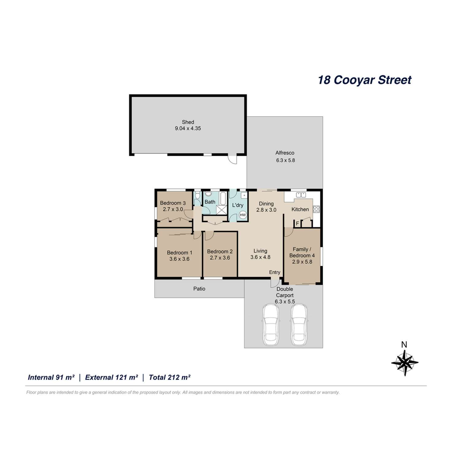 Floorplan of Homely house listing, 18 Cooyar Street, Aspley QLD 4034