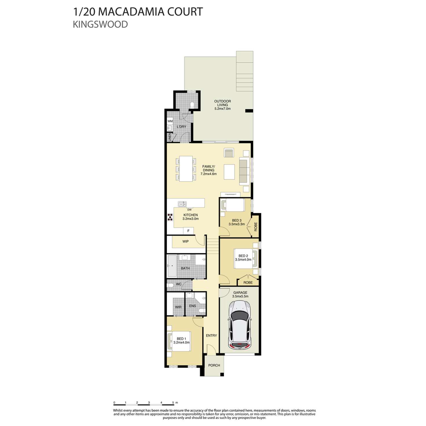 Floorplan of Homely house listing, 1/20 Macadamia Court, Kingswood NSW 2747