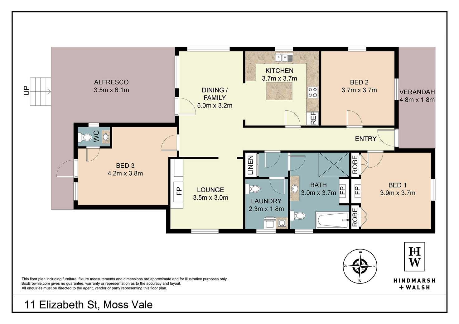 Floorplan of Homely house listing, 11 Elizabeth Street, Moss Vale NSW 2577
