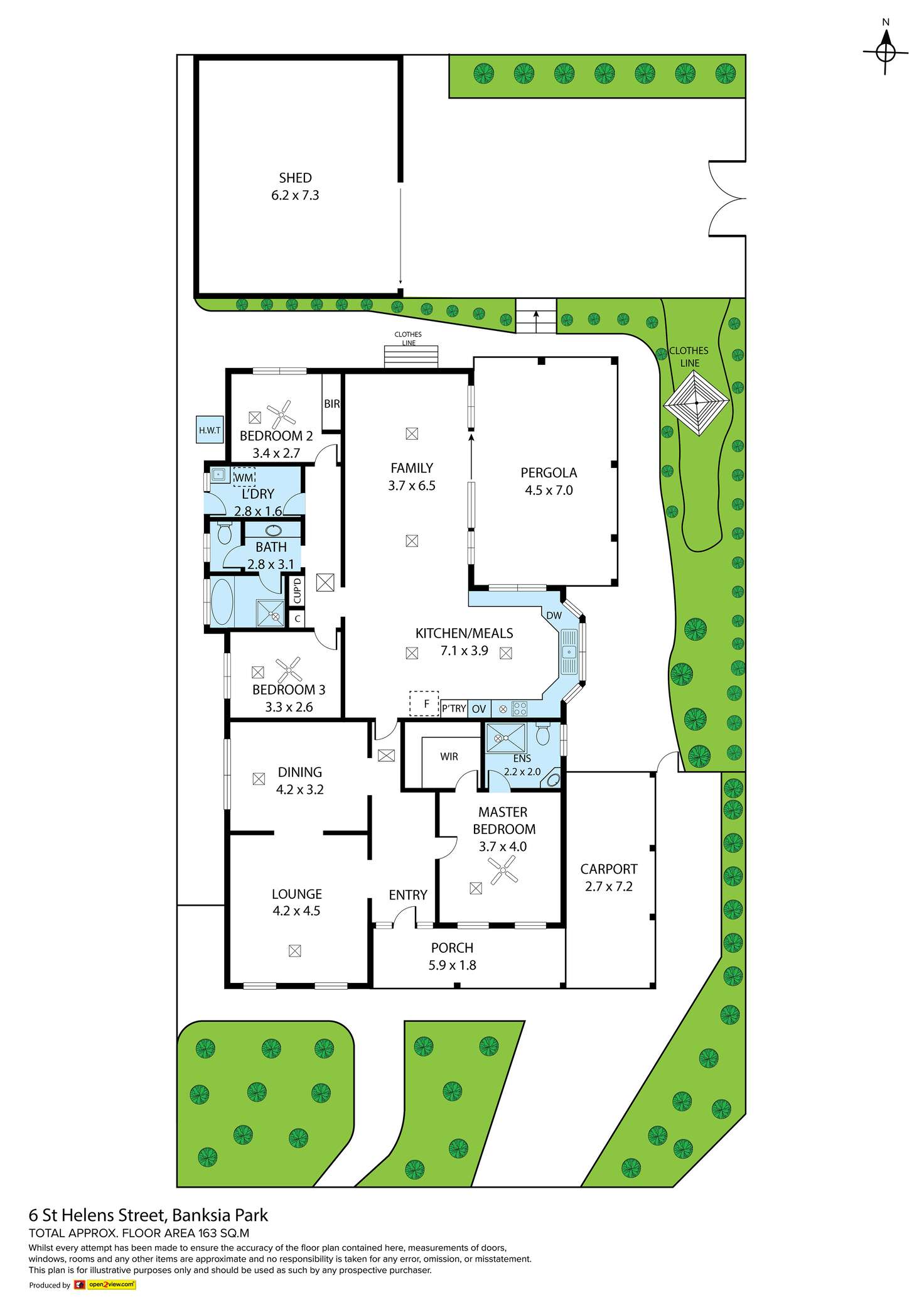 Floorplan of Homely house listing, 6 St Helens Street, Banksia Park SA 5091