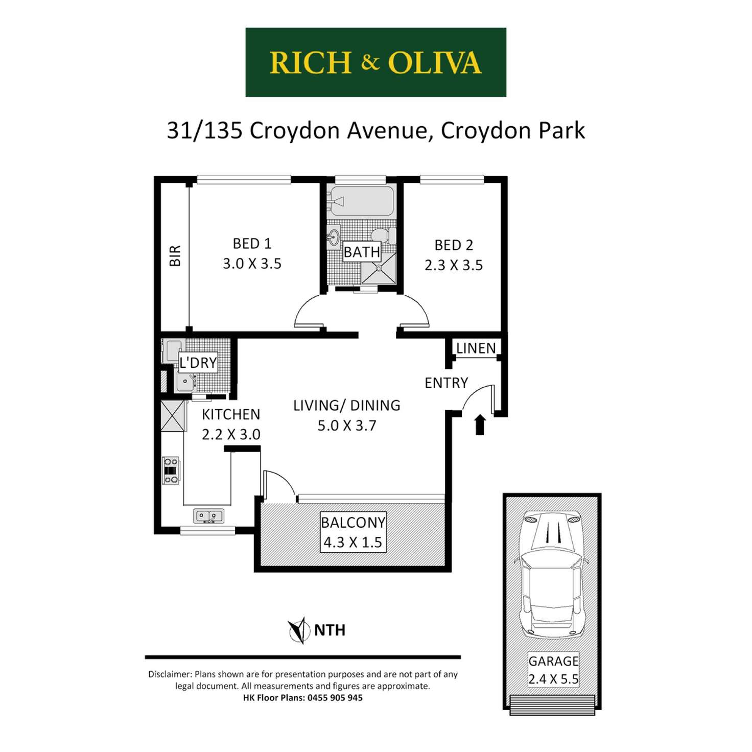 Floorplan of Homely apartment listing, 31/135 Croydon Avenue, Croydon Park NSW 2133