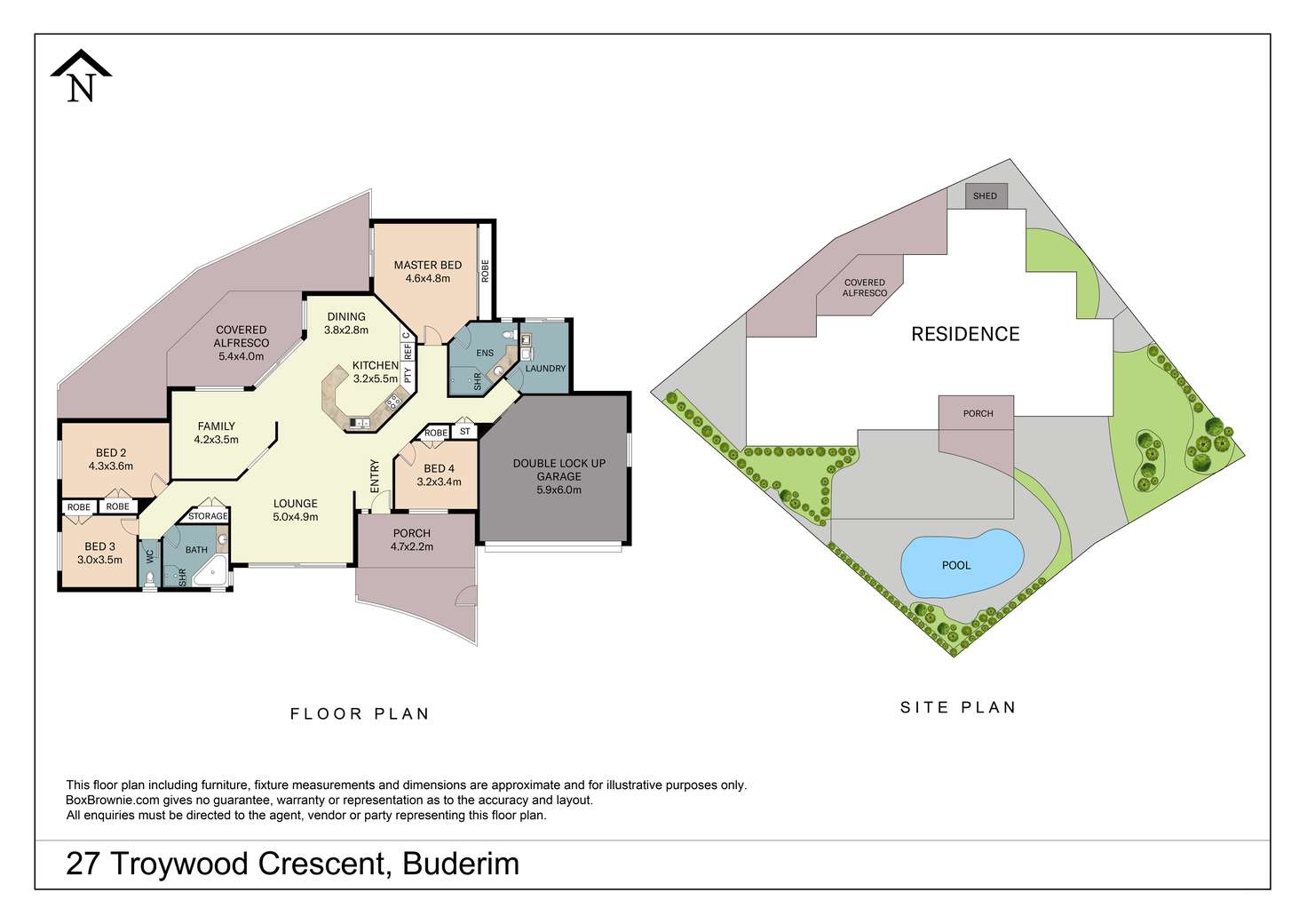 Floorplan of Homely house listing, 27 Troywood Crescent, Buderim QLD 4556