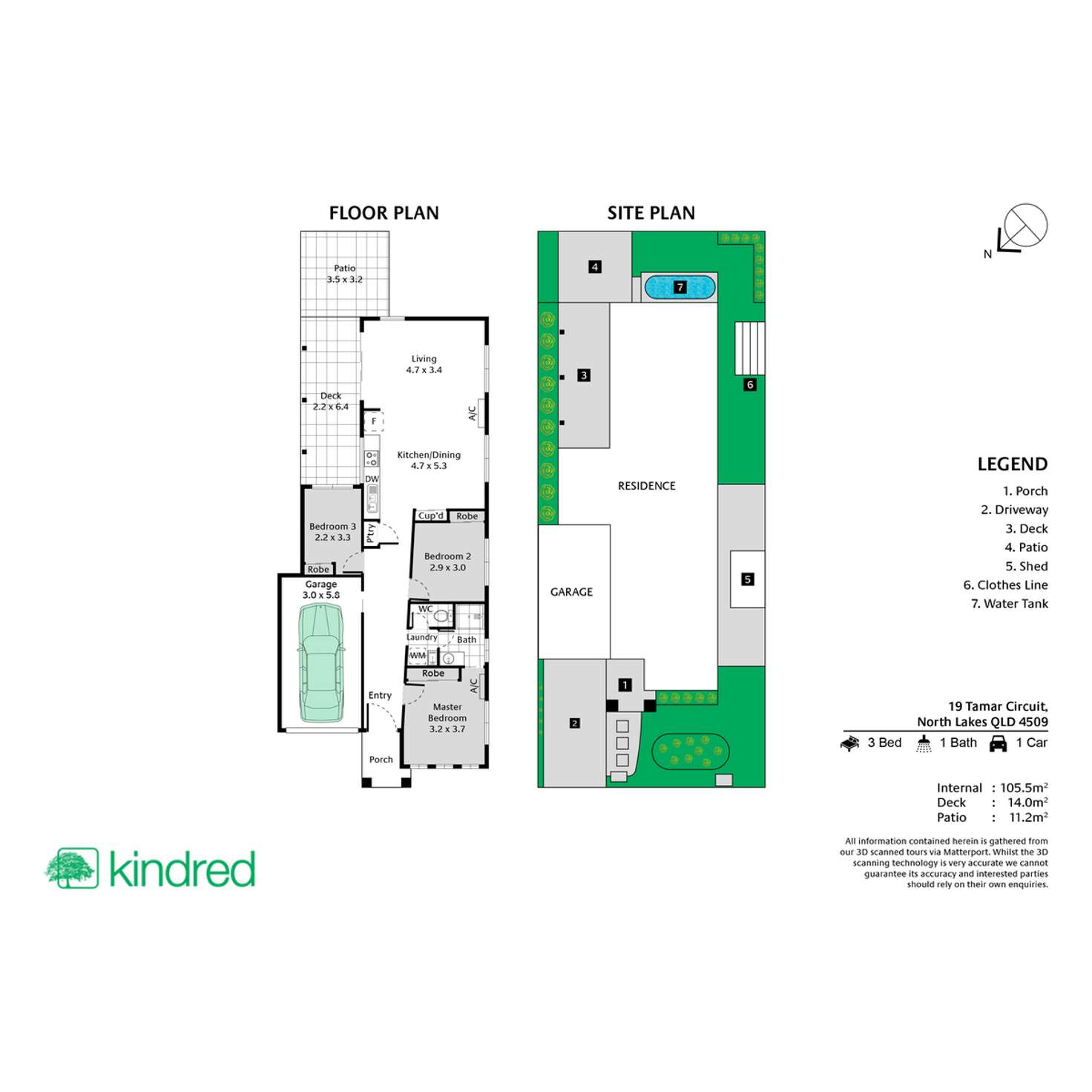 Floorplan of Homely house listing, 19 Tamar Circuit, North Lakes QLD 4509