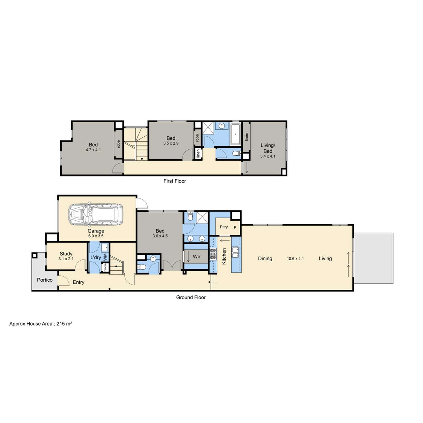 Floorplan of Homely house listing, 22A Karadoc Street, Dromana VIC 3936