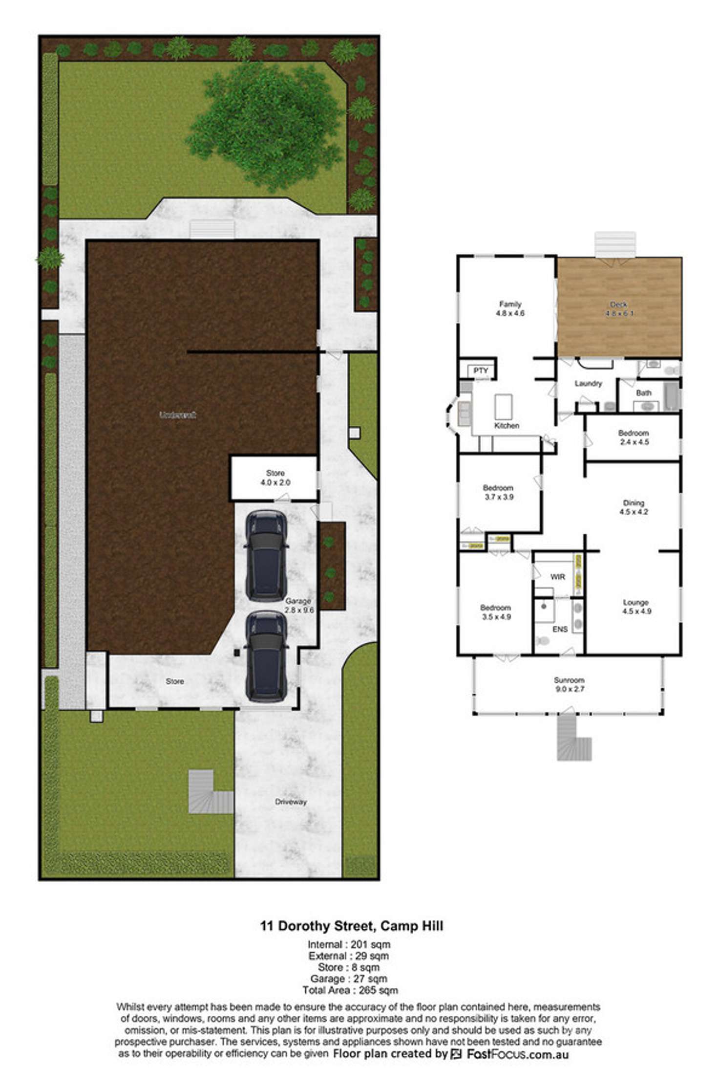 Floorplan of Homely house listing, 11 Dorothy Street, Camp Hill QLD 4152