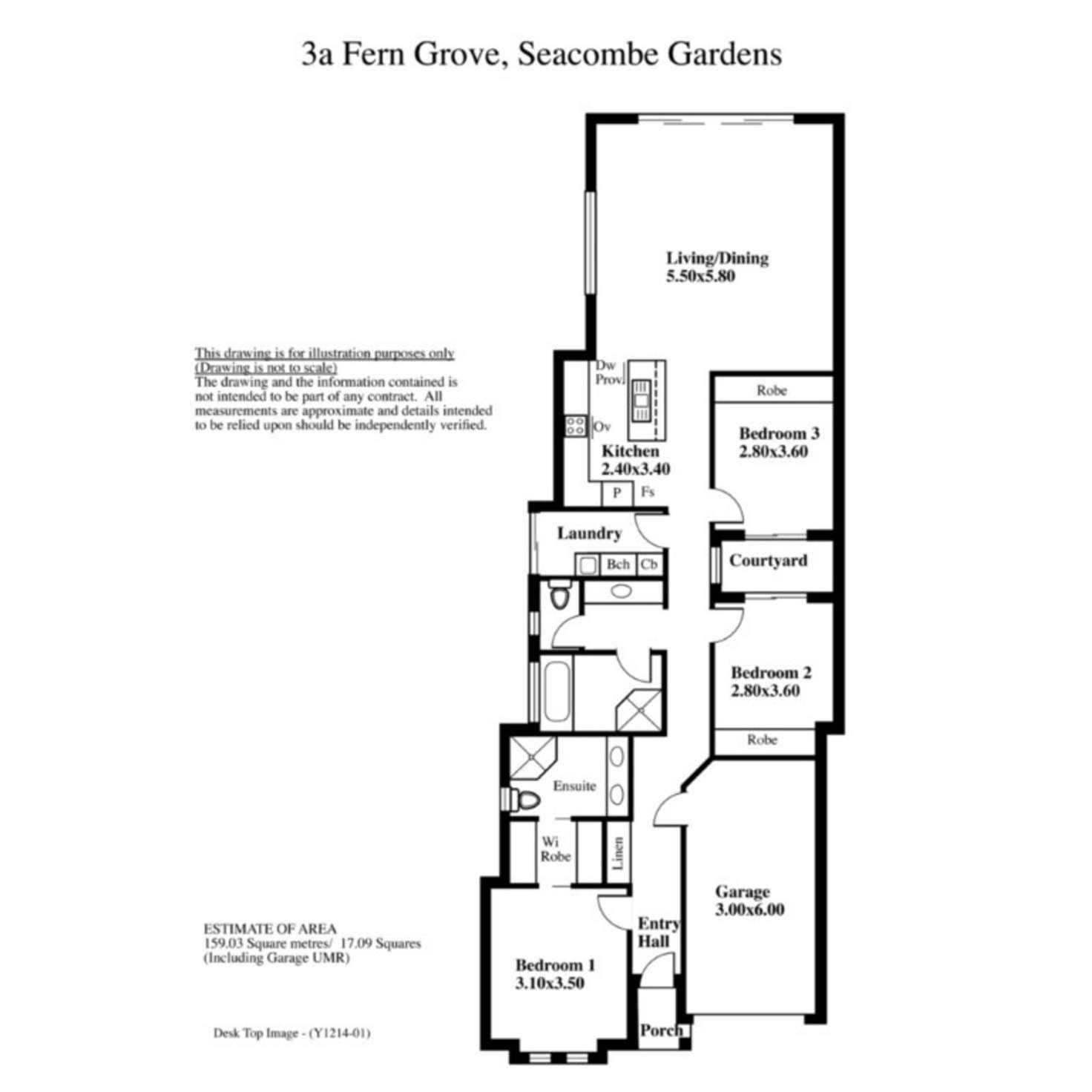 Floorplan of Homely house listing, 3a Fern Grove, Seacombe Gardens SA 5047