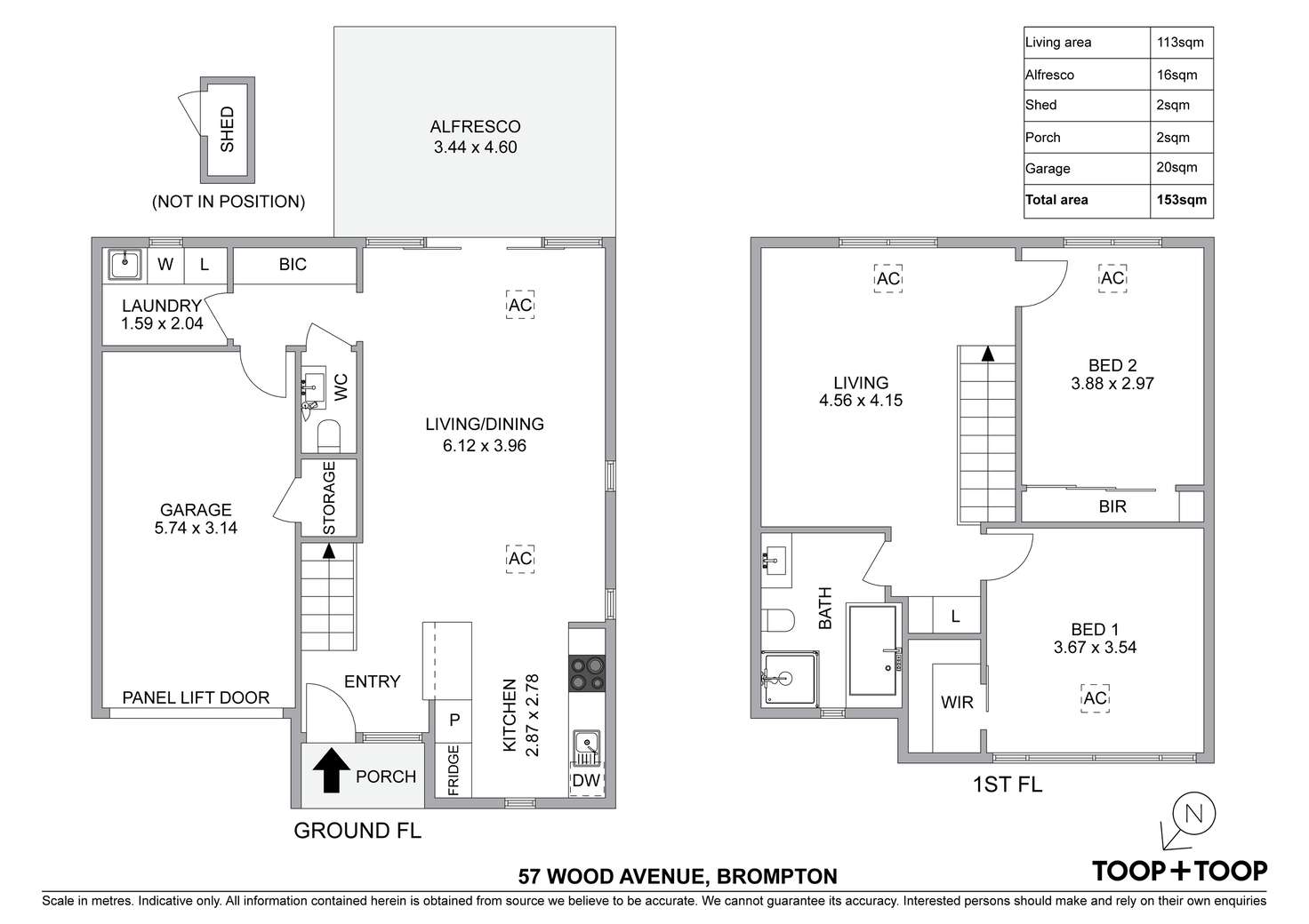 Floorplan of Homely house listing, 57 Wood Avenue, Brompton SA 5007