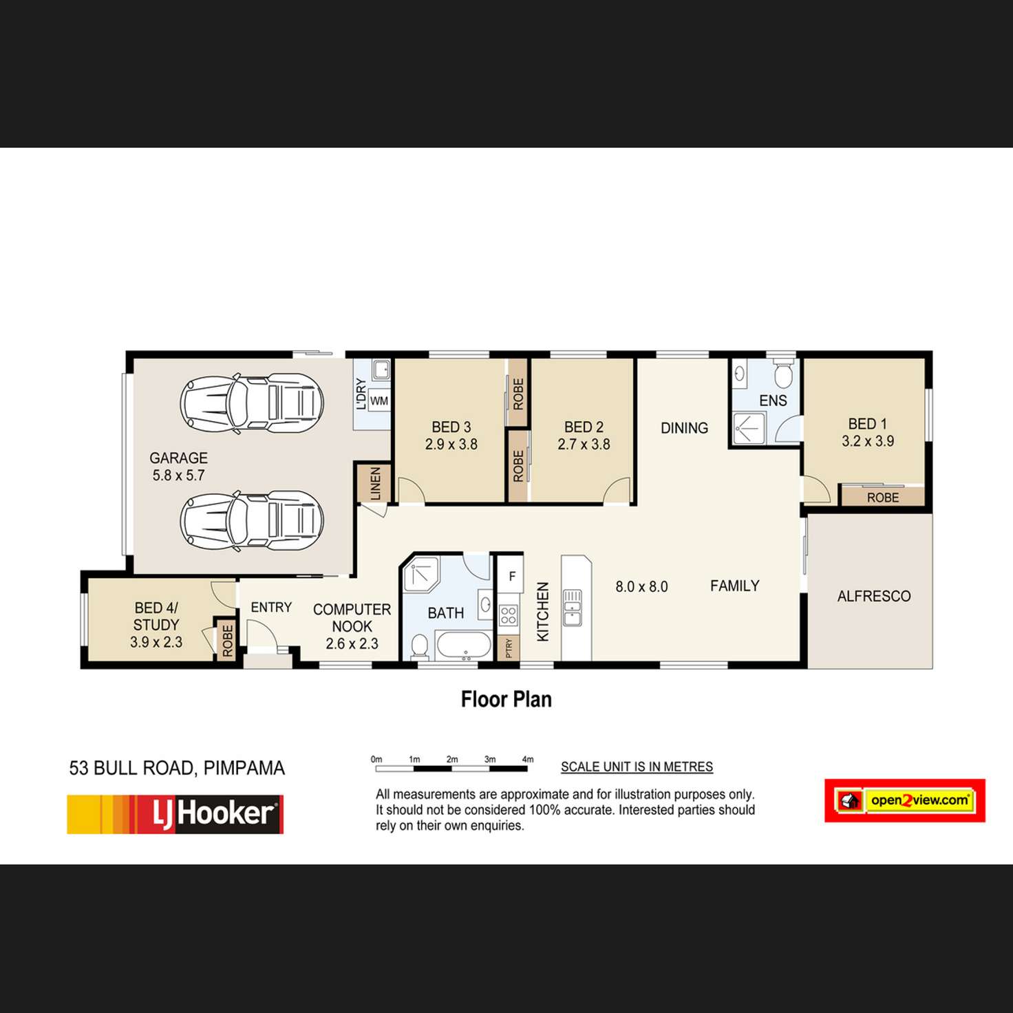 Floorplan of Homely house listing, 53 Bull Road, Pimpama QLD 4209