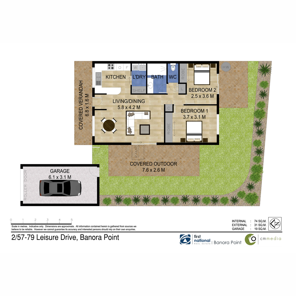 Floorplan of Homely villa listing, 2/57-79 Leisure Drive, Banora Point NSW 2486